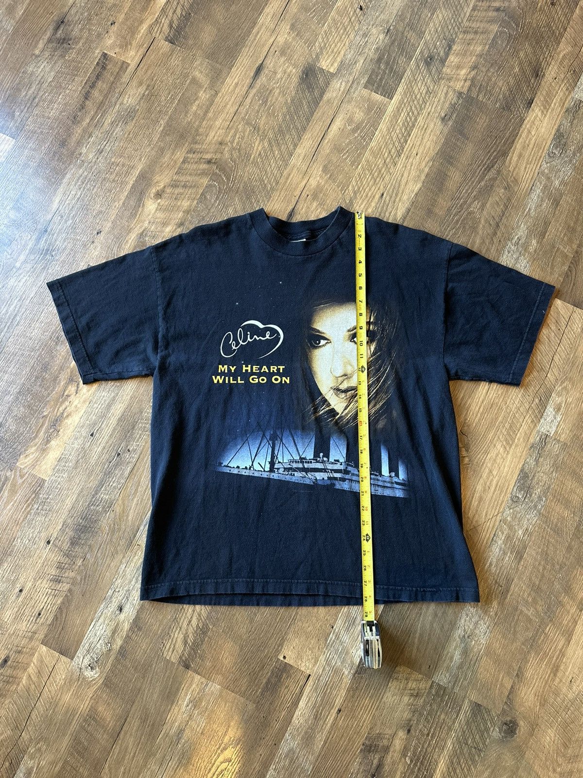 Vintage Celine 1997 My Heart Will Go On tour tee Size US XL / EU 56 / 4 - 6 Thumbnail