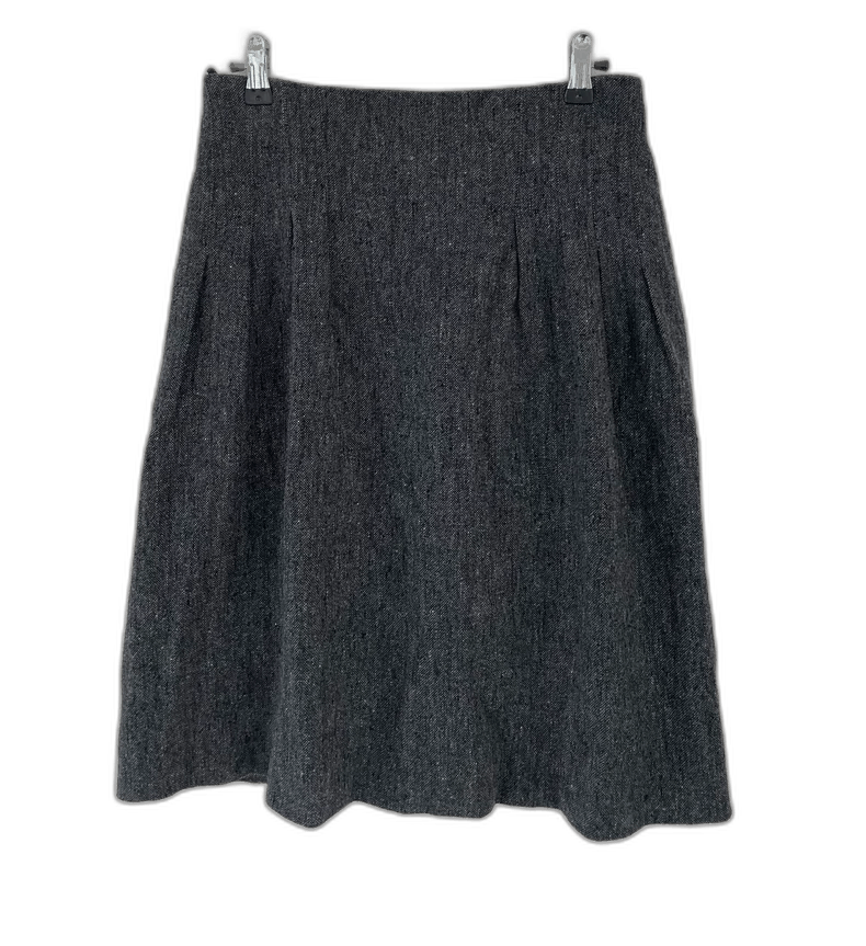 Versace Versace Women's Wool Blend Midi Skirt Size 42" / US 20 - 1 Thumbnail