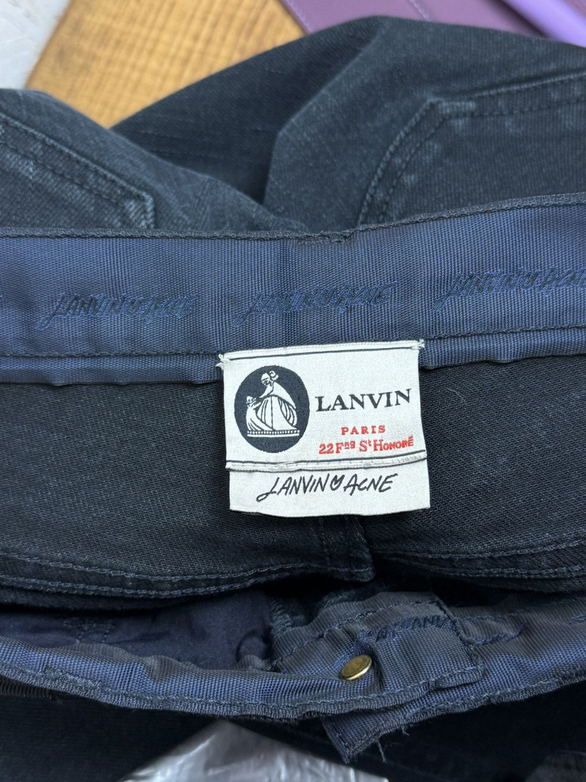 Lanvin Lanvin x Acne SS09 Albert Elbaz Era Denim Jeans 29/34 Size 29" - 6 Thumbnail