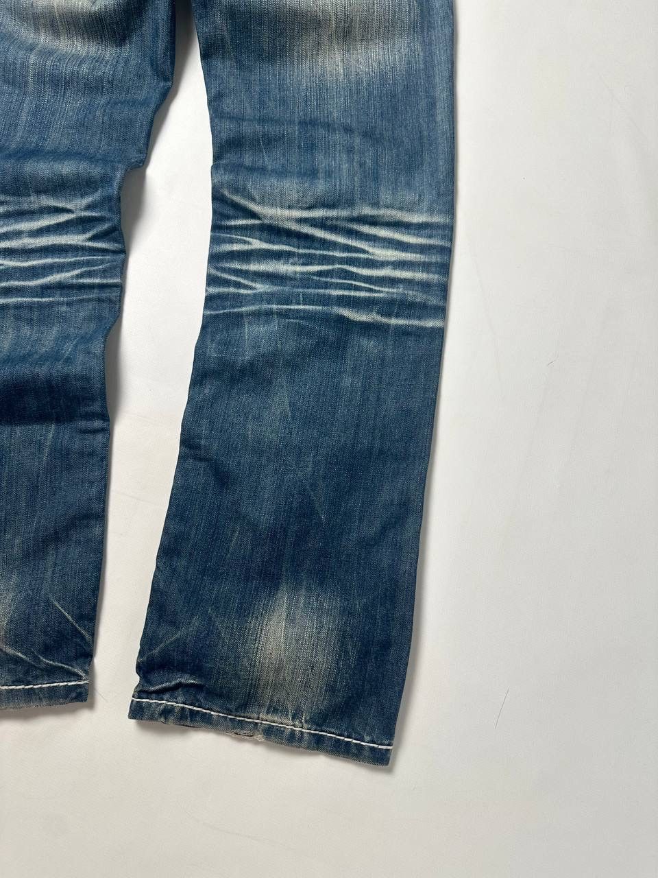 Vintage Vintage Washed Wide Japanese Denim Jean Y2K Size US 30 / EU 46 - 10 Thumbnail