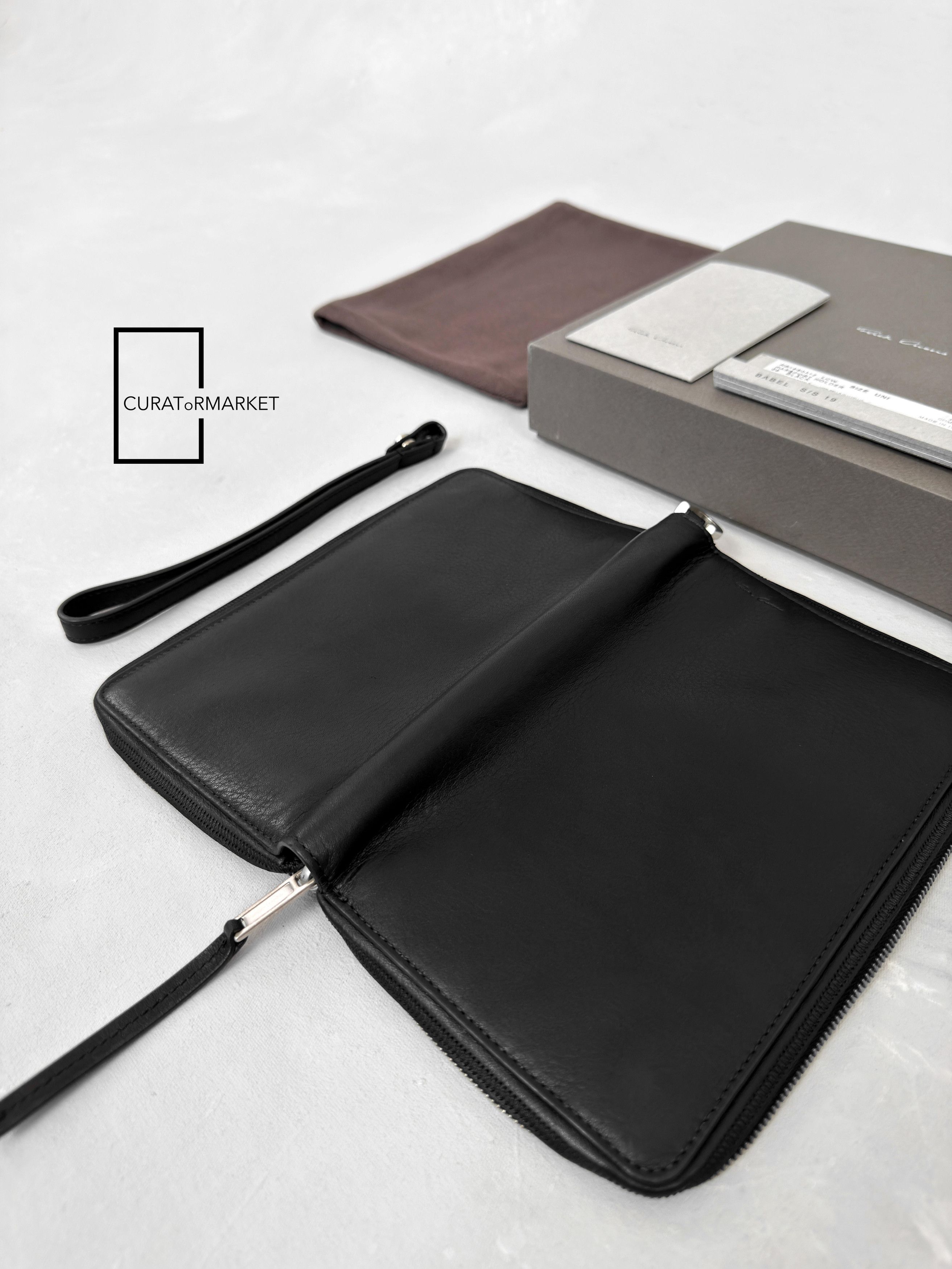 Rick Owens GRAIL RARE Passport Holder LCW Calf Leather SS19 Babel Size ONE SIZE - 2 Thumbnail