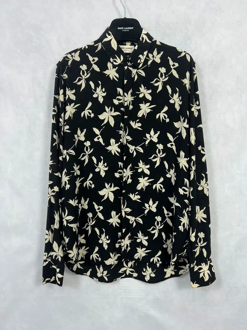 Saint Laurent Paris Saint Laurent Paris size 38 21ss Mulberry Silk Wild Orchid Size US M / EU 48-50 / 2 - 1 Thumbnail
