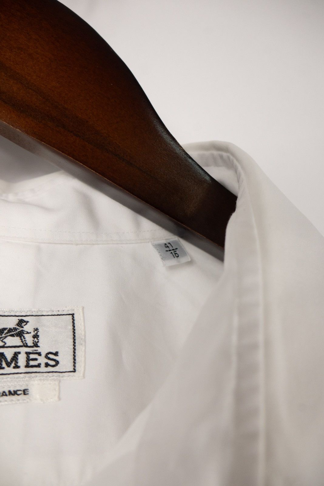 Designer × Hermes Hermes Vintage classic white shirt Size US XL / EU 56 / 4 - 3 Thumbnail