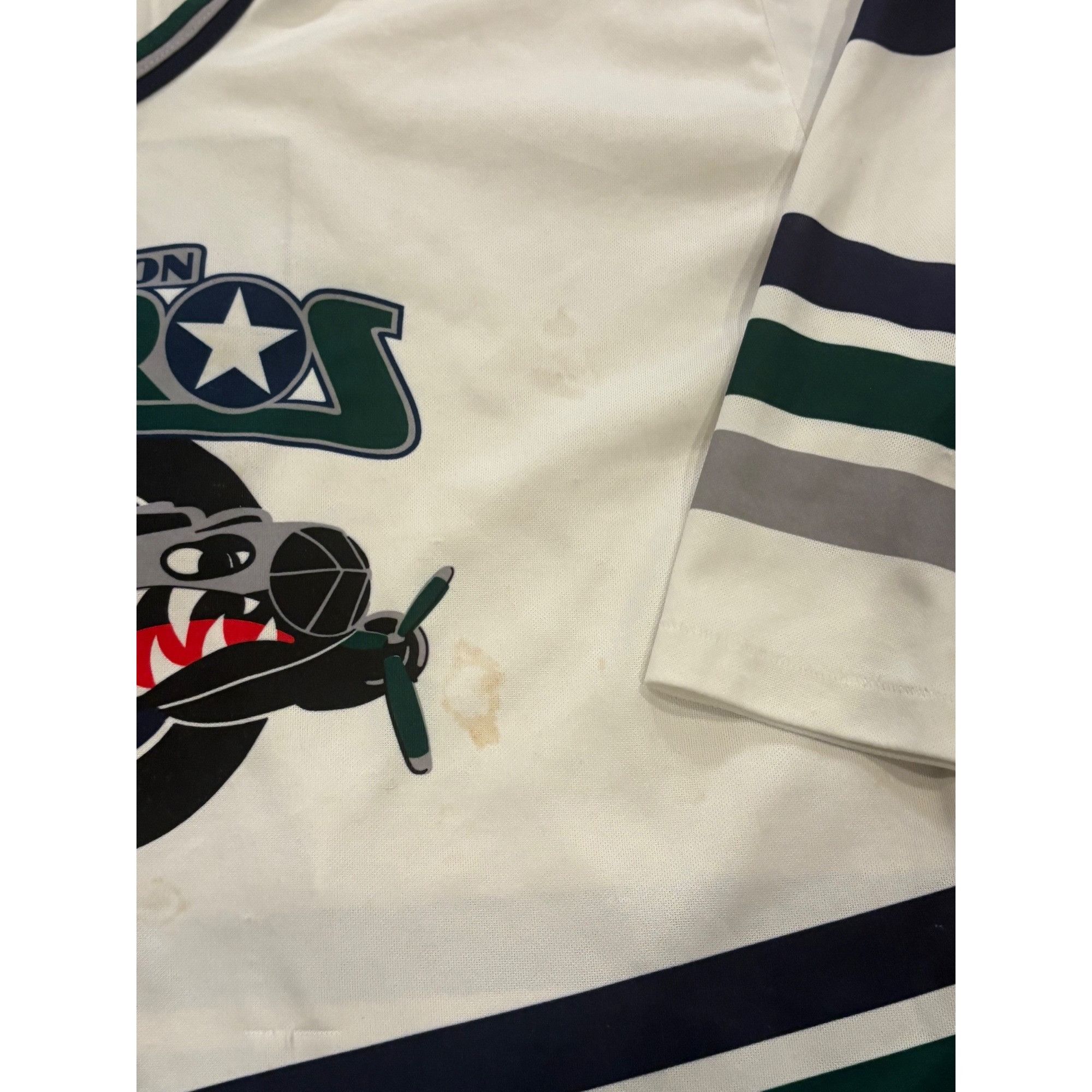 Ccm Vintage CCM Houston Aeros AHL IHL Hockey Jersey White Men's Size US XL / EU 56 / 4 - 6 Thumbnail