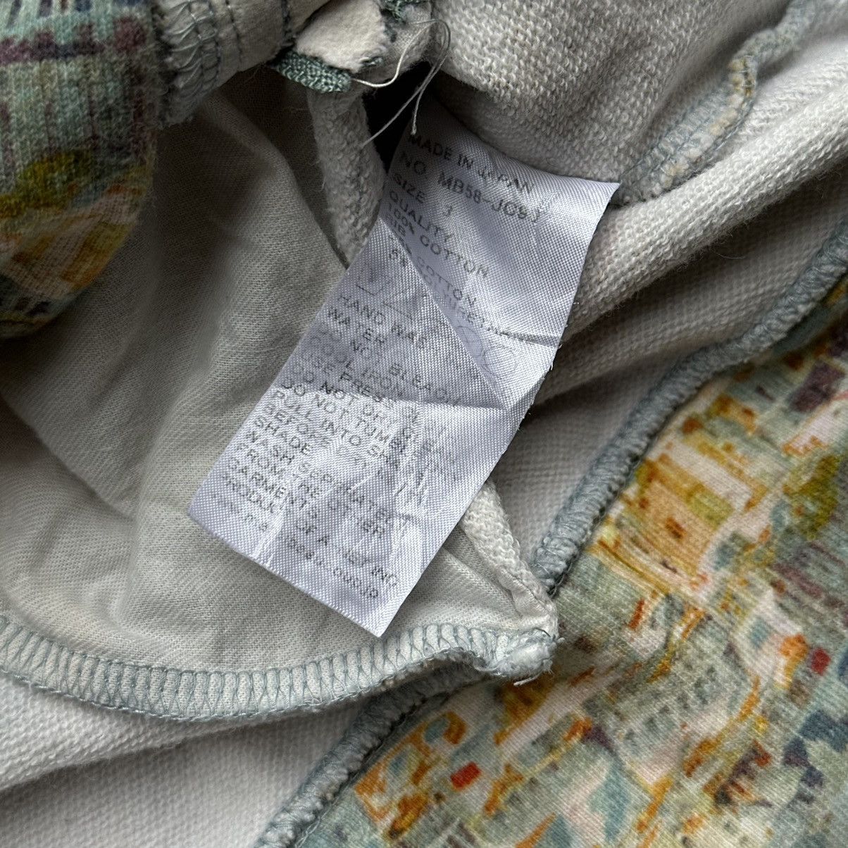 Issey Miyake Japanese Vintage Pattern Hoodie Jacket by Issey Miyake Size US L / EU 52-54 / 3 - 8 Thumbnail