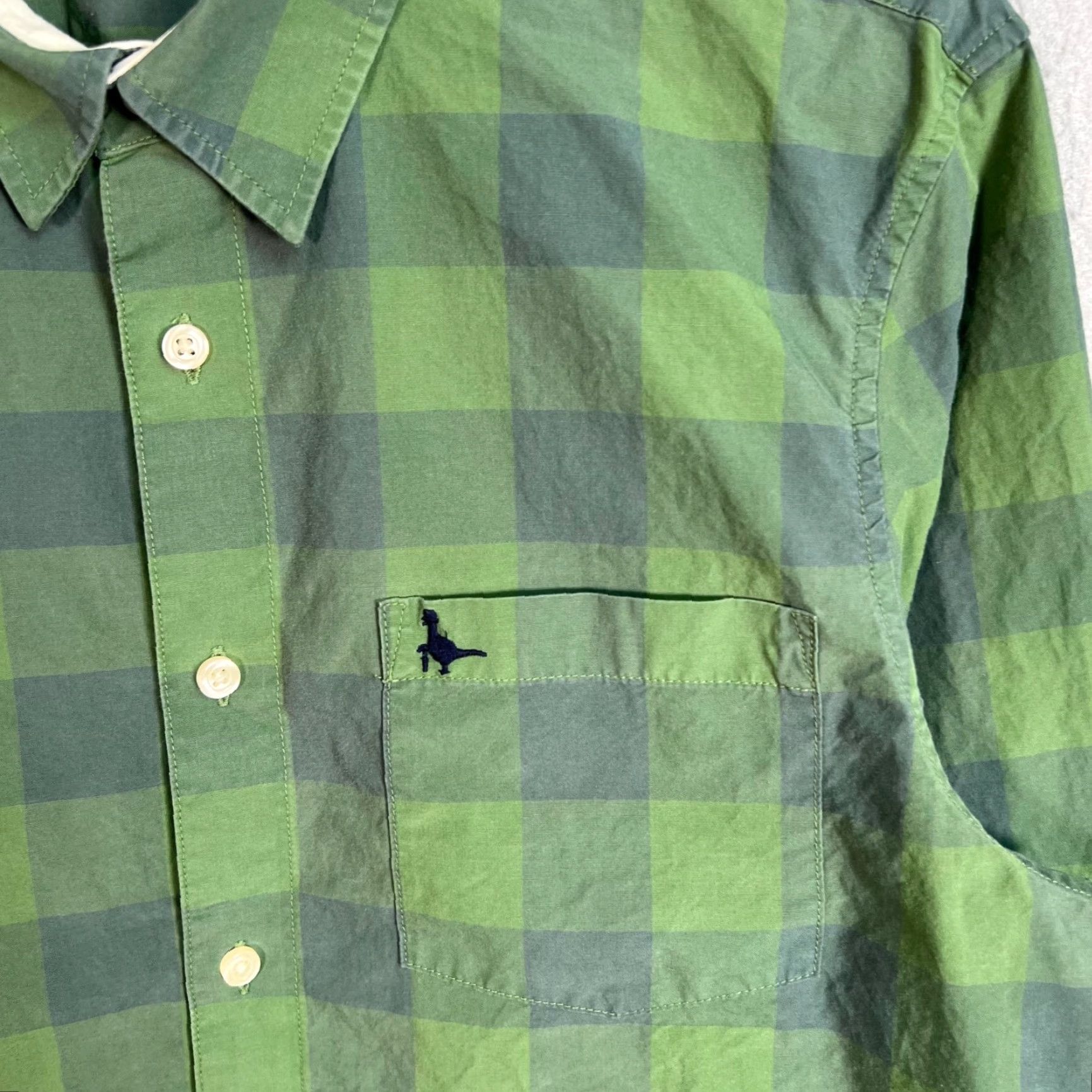 Jack Wills Jack Wills Mens Size Medium Green Plaid Button-Up Shirt 100% Cotton Long Sleeve Button-Up Shirt Mens Regular Fit Casual Pockets Size US M / EU 48-50 / 2 - 5 Thumbnail