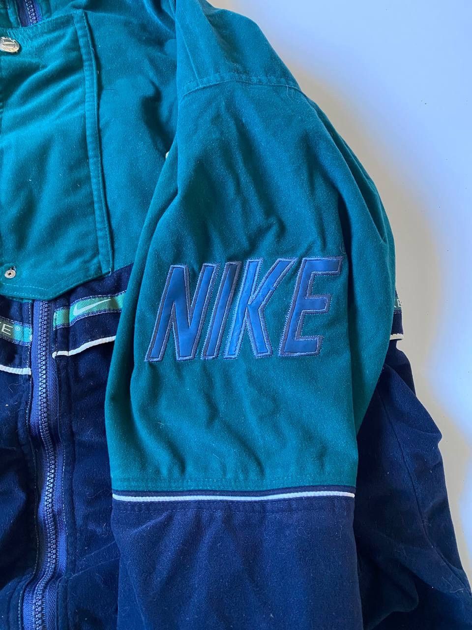 Nike Vintage Nike Premier Bomber fleece 90’s size XL-XXL Size US XL / EU 56 / 4 - 8 Thumbnail