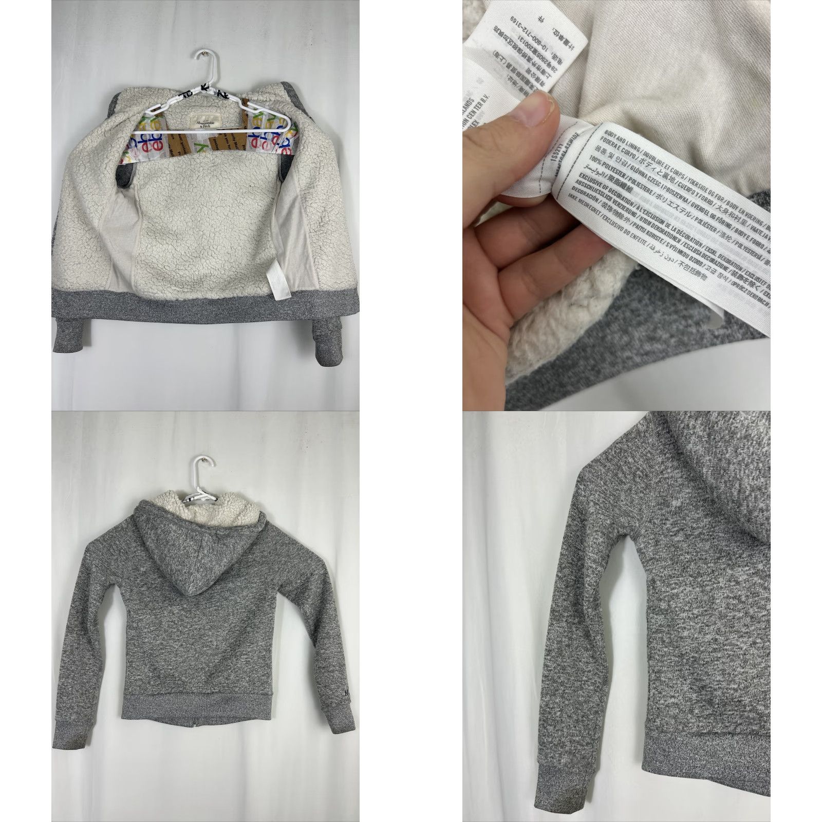 Abercrombie & Fitch Abercrombie & Fitch Women's Gray Mid-Length Full Zip Jacket User: Abercrombie & Fitch Women's Gray Mid-Length Full Zip Jacket Size S / US 4 / IT 40 - 8 Thumbnail