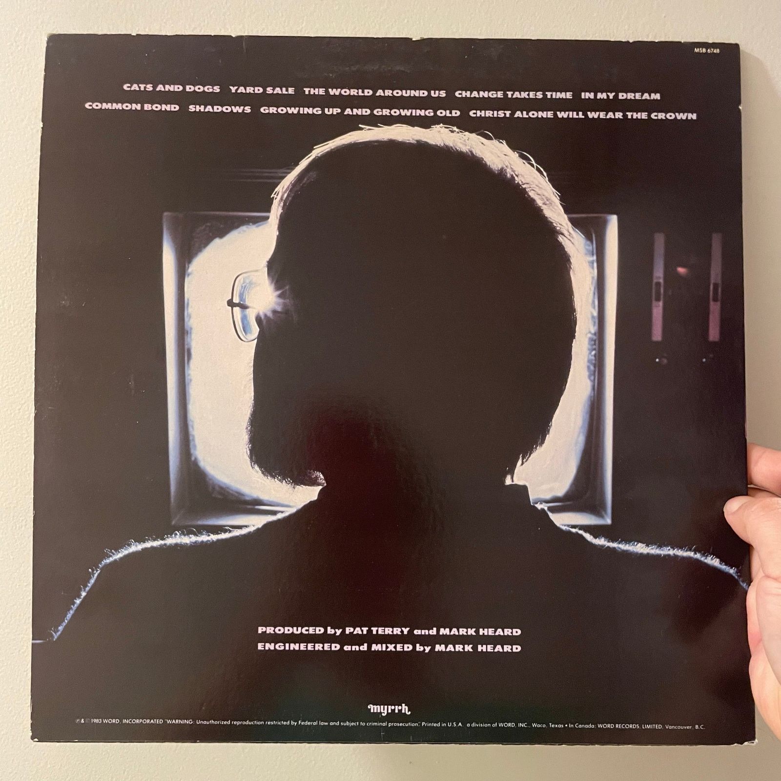 INTENTIONALLY BLANK Pat Terry - Film At Eleven LP vintage vinyl record religious Size ONE SIZE - 2 Thumbnail
