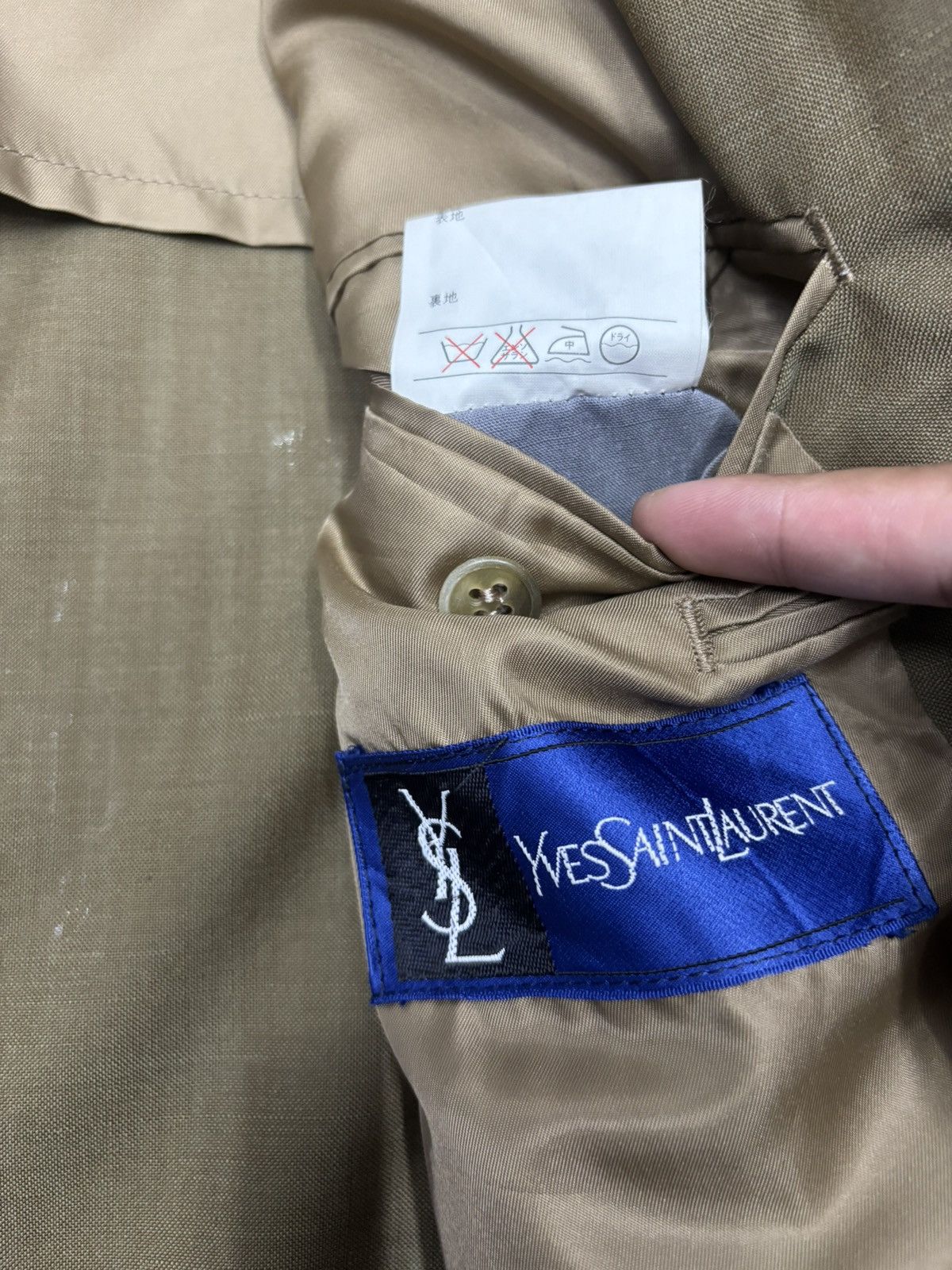Yves Saint Laurent 🔥YVES SAINT LAURENT YSL LUXURY BLAZER JACKET Size US M / EU 48-50 / 2 - 14 Thumbnail