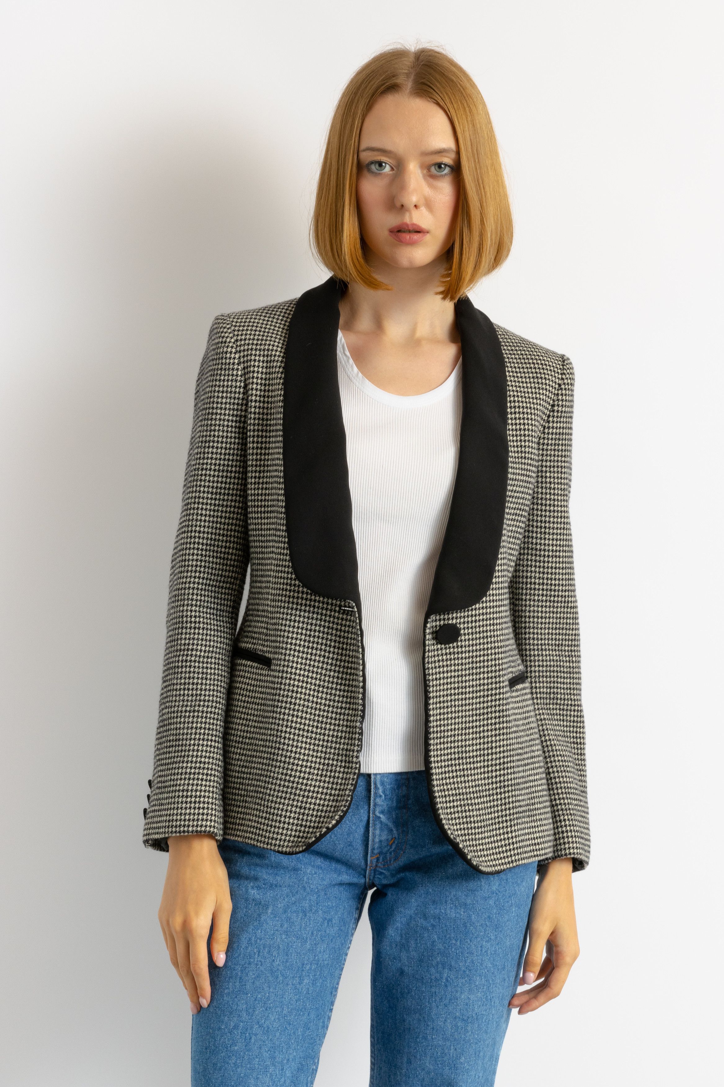 Boutique Moschino 90s Vintage Moschino Boutique Preowned Blazer 8693 Size S / US 4 / IT 40 - 2 Thumbnail