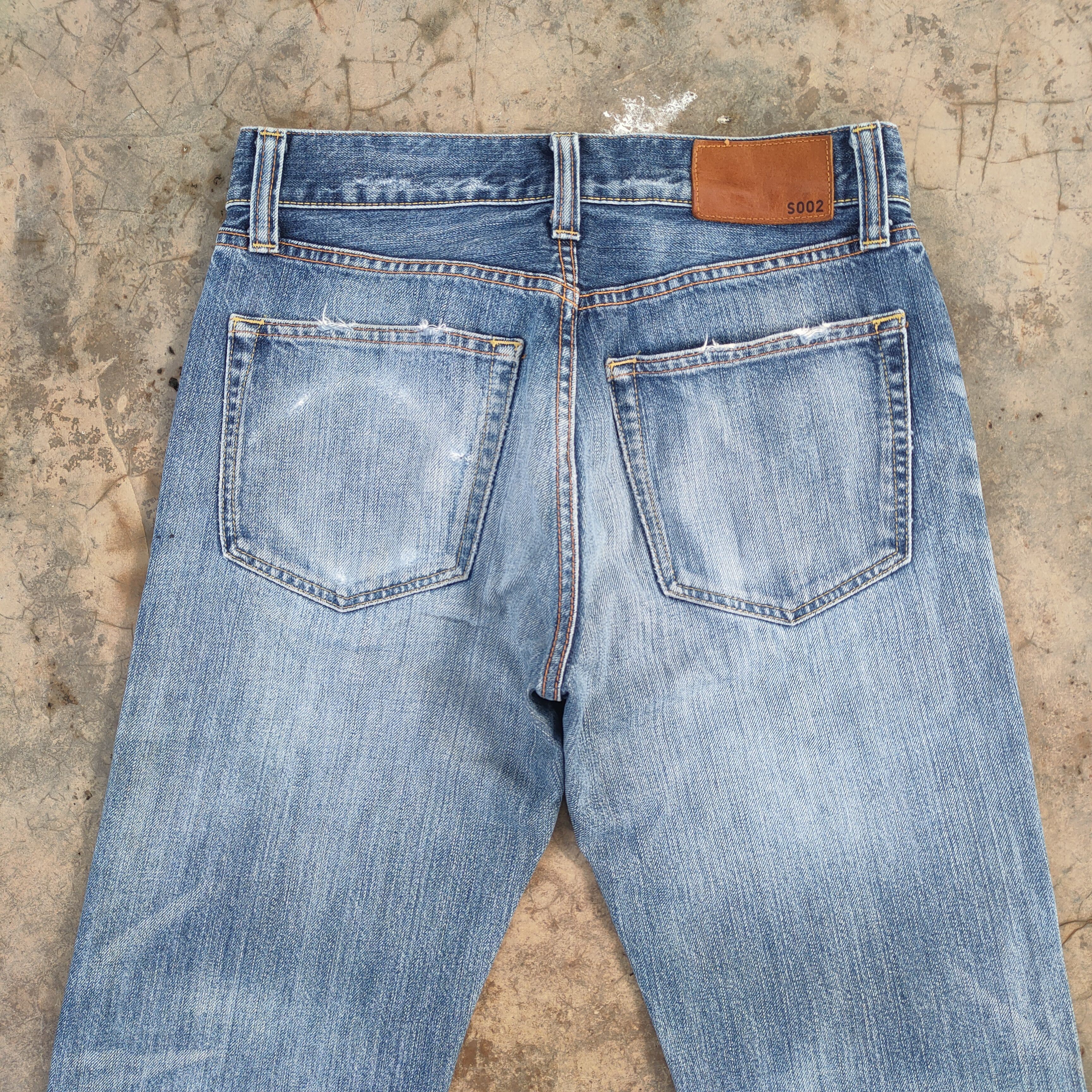Japanese Brand vintage japanese uj faded jeans denim pants Size US 29 - 12 Thumbnail