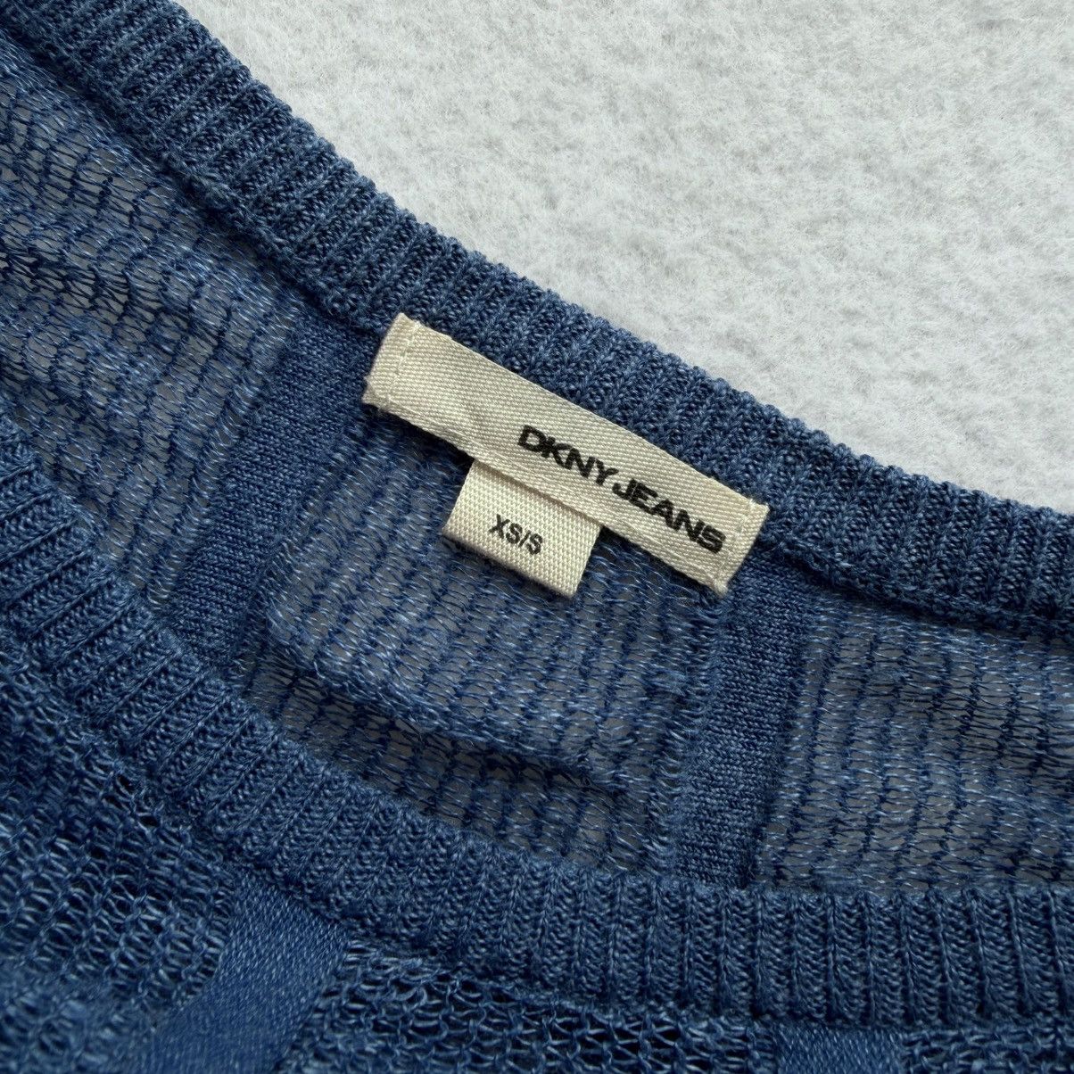 DKNY 2000s DKNY Asymmetrical Oversized Drape Knit Top Size US XS / EU 42 / 0 - 5 Thumbnail