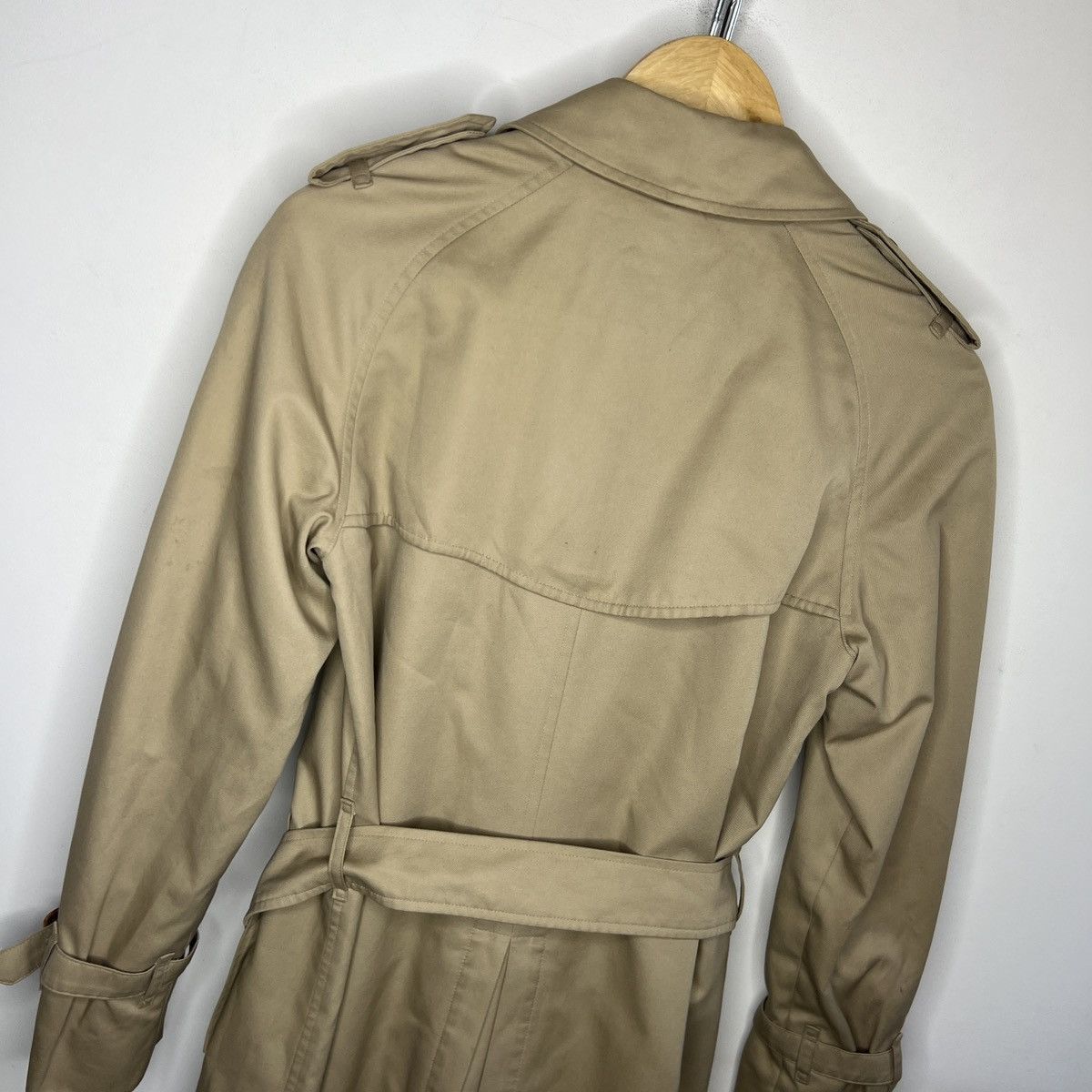 Burberry Vintage Burberry Trench Coat 90s Nova Check Beige Belted Size M / US 6-8 / IT 42-44 - 8 Thumbnail