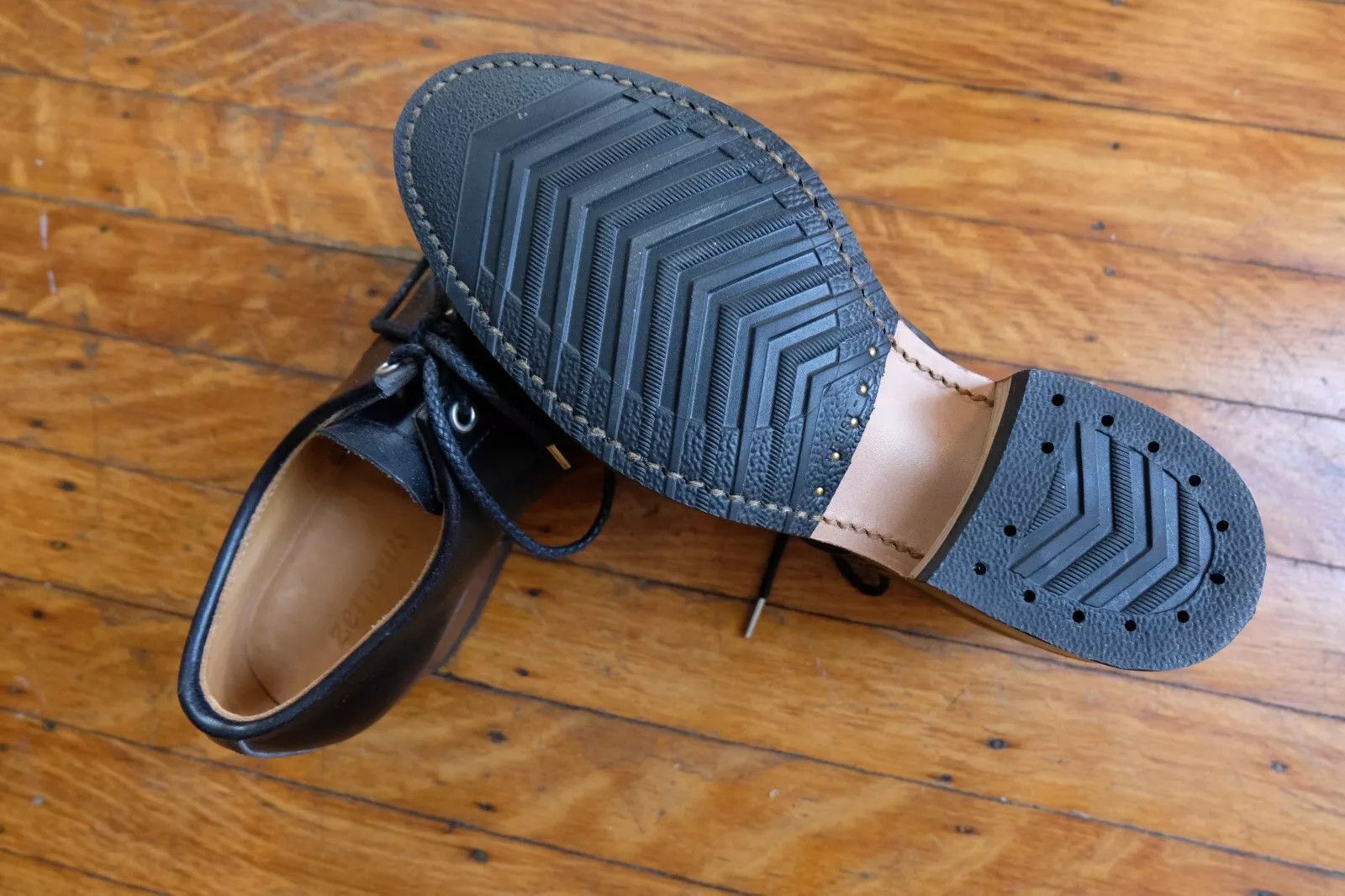 zerrows Serviceman [Overdyed Horse Butt Leather] [Size 4E] NWOB Size US 5 / IT 35 - 5 Thumbnail