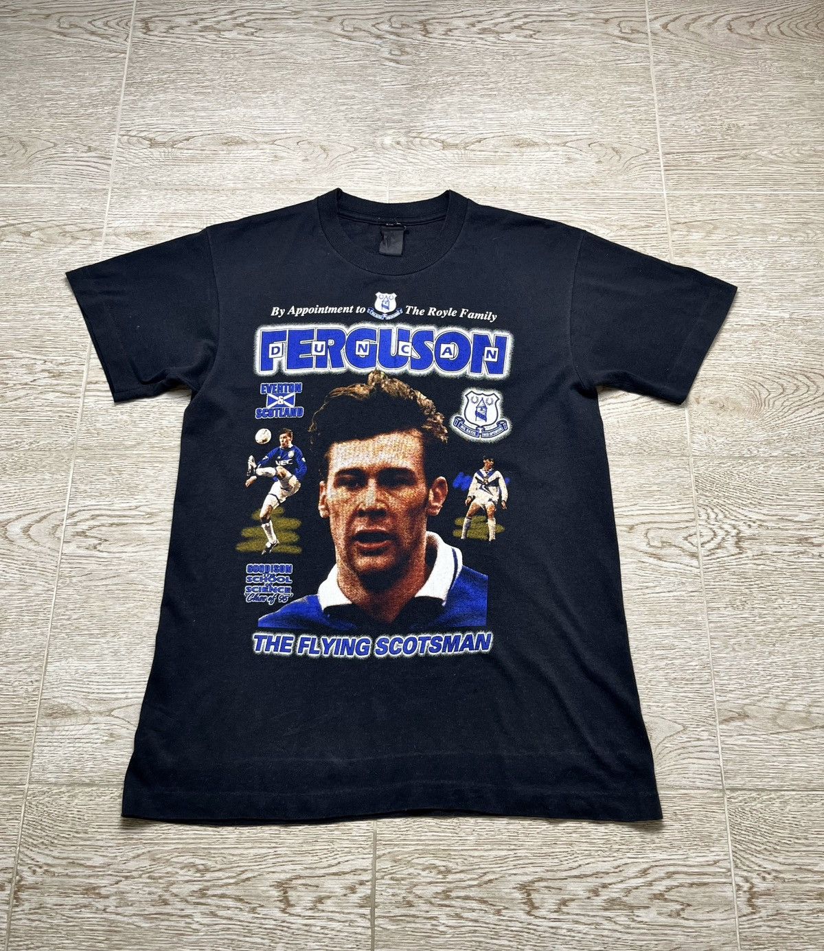 Vintage Rare 1995 Everton FEGURSON #9 The Flying Scotsman T-Shirt Size US M / EU 48-50 / 2 - 1 Thumbnail