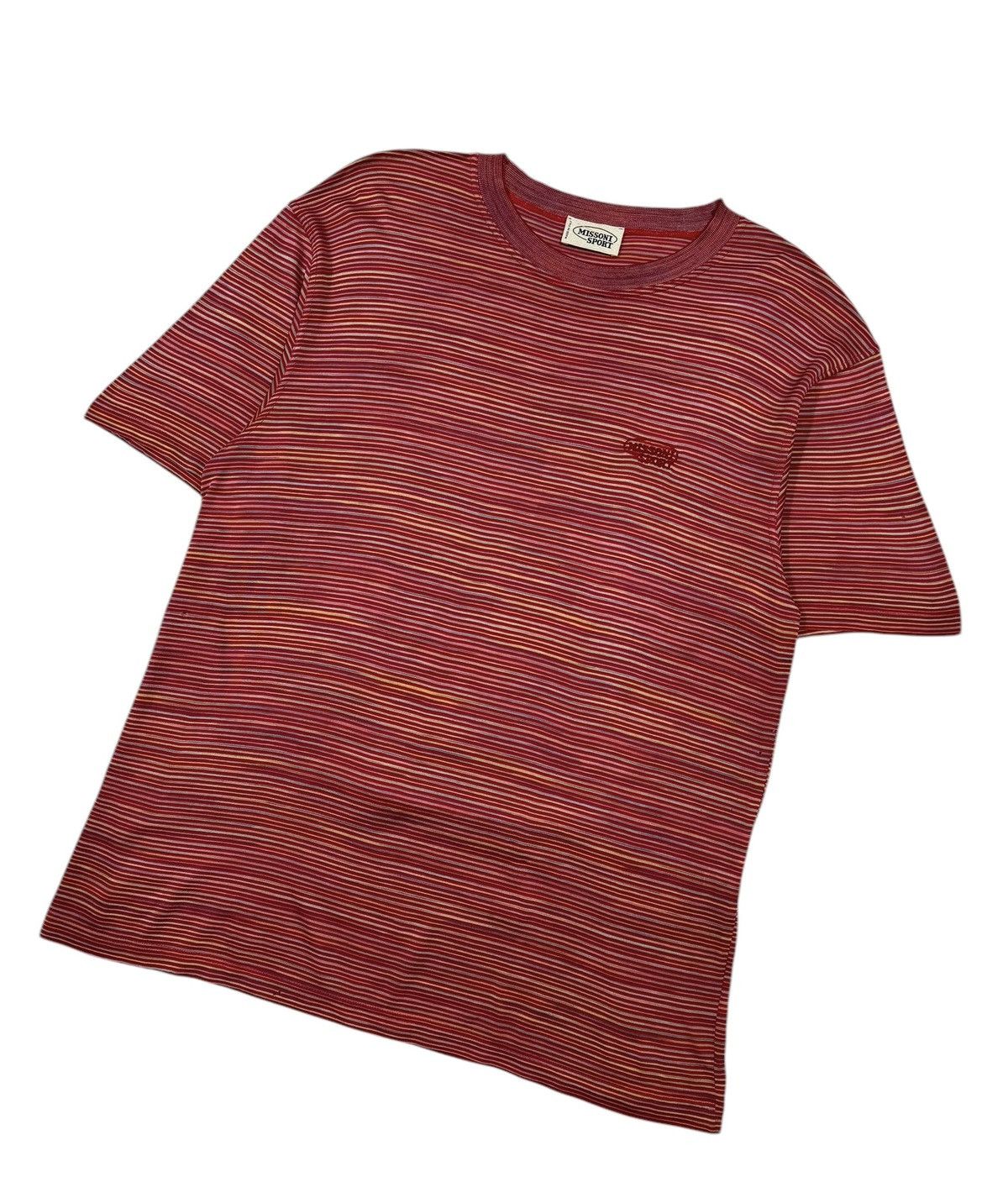 Missoni Vtg🔥Missoni Sport Multicolor Striped Tee Size US S / EU 44-46 / 1 - 6 Thumbnail