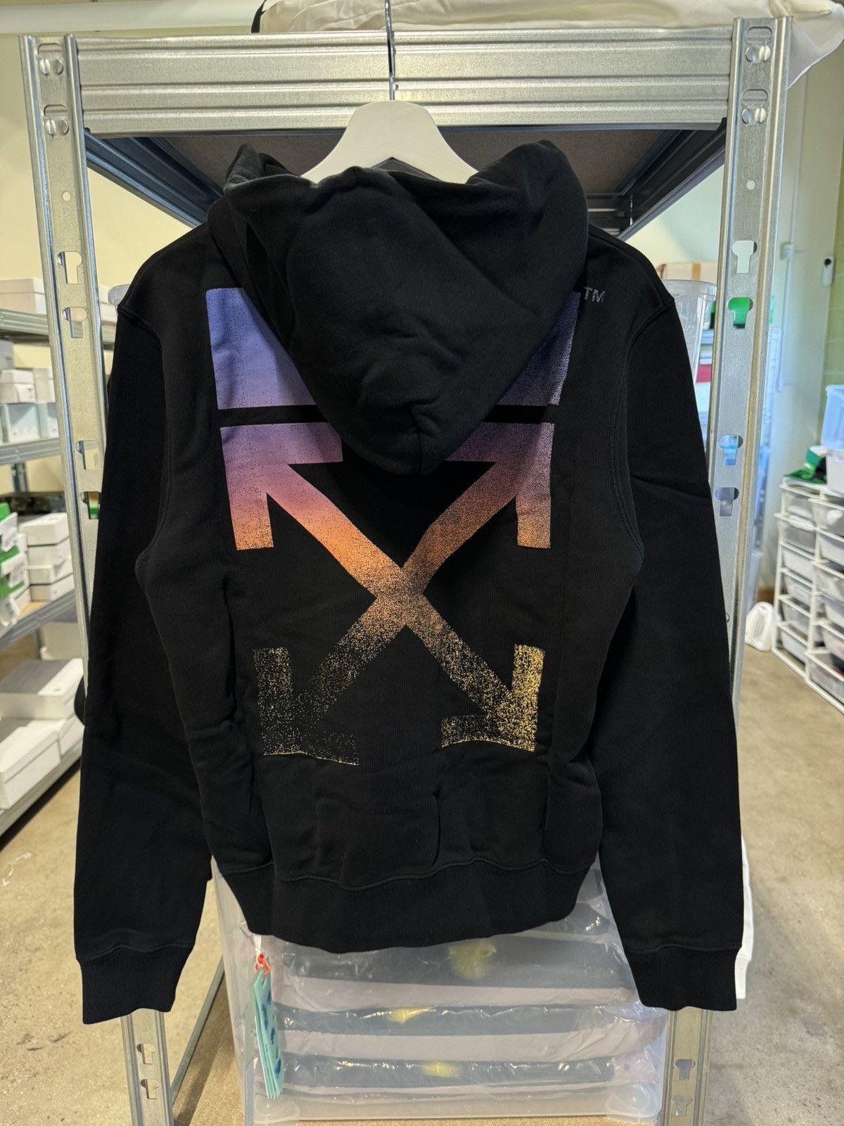 Off-White Off-White Degrade Arrow Hoodie NEW 750$ Size US XS / EU 42 / 0 - 1 Thumbnail