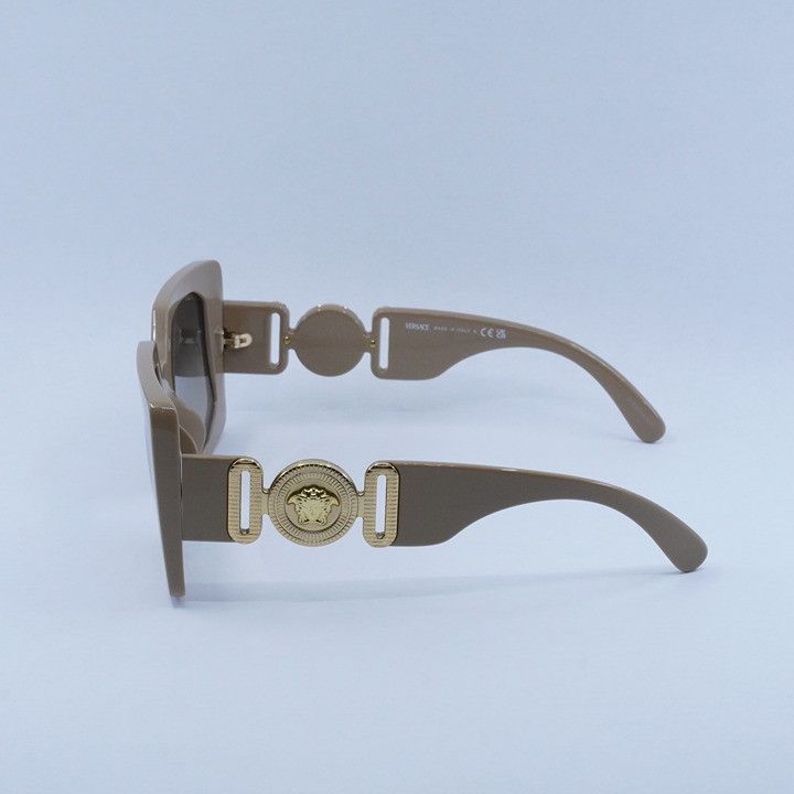 Versace Versace VE4478U 549961 Sunglasses Beige Square Frame, Brown Size ONE SIZE - 10 Thumbnail