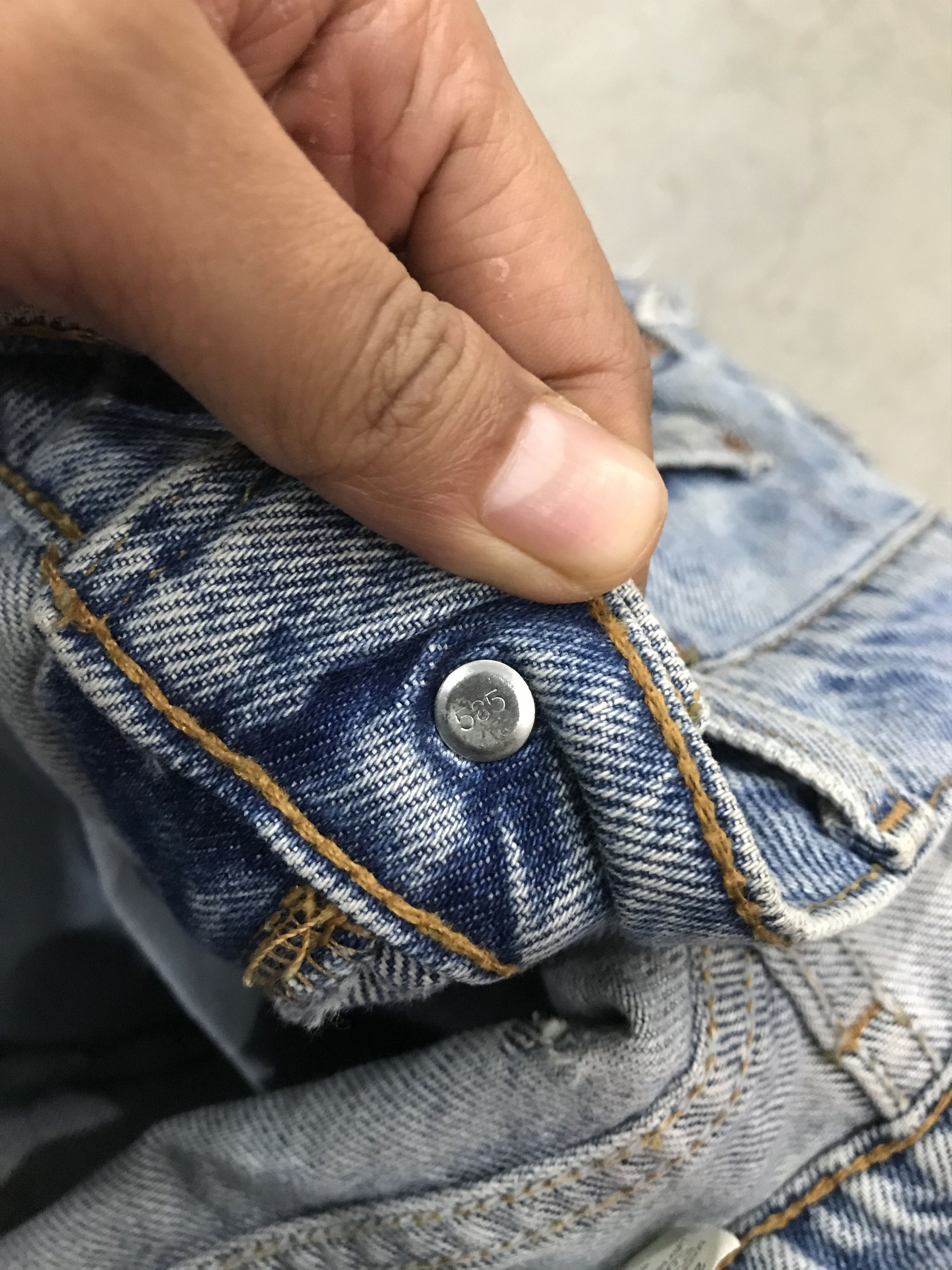 Levi's VINTAGE LEVIS PATCHWORK WITH POCKET CUSTOM MADE PANTS Size US 30 / EU 46 - 7 Thumbnail