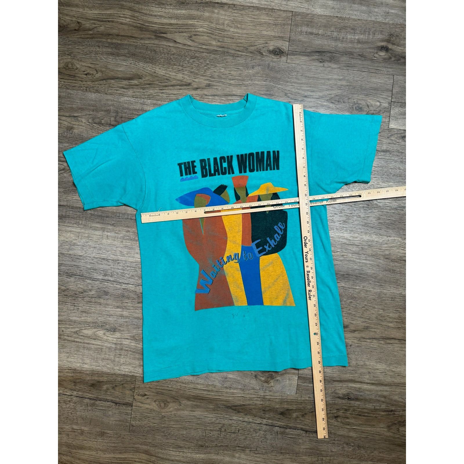 Fruit Of The Loom Vintage 1995 The Black Woman Waiting To Exhale Movie T Shirt Size XL / US 12-14 / IT 48-50 - 3 Thumbnail