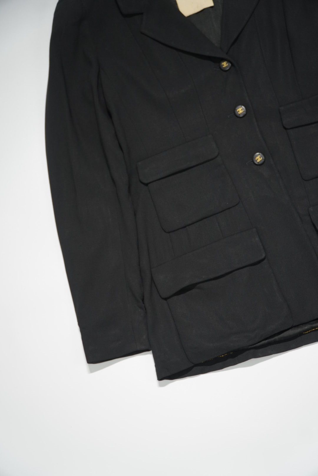 Chanel Chanel 95P CC Mark Logo Blazer Jacket Size S / US 4 / IT 40 - 3 Thumbnail