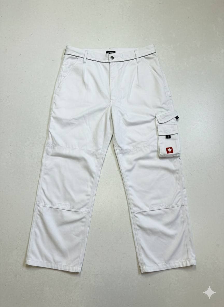 Vintage Engelbert Strauss White Technical Cargo Work Pants Size US 40 / EU 56 - 1 Thumbnail