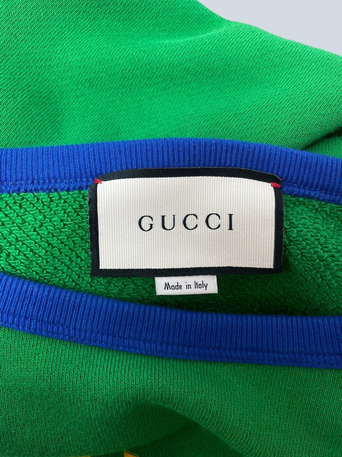 Gucci Gucci green and blue cotton crewneck sweatshirt, M. Size US M / EU 48-50 / 2 - 5 Thumbnail
