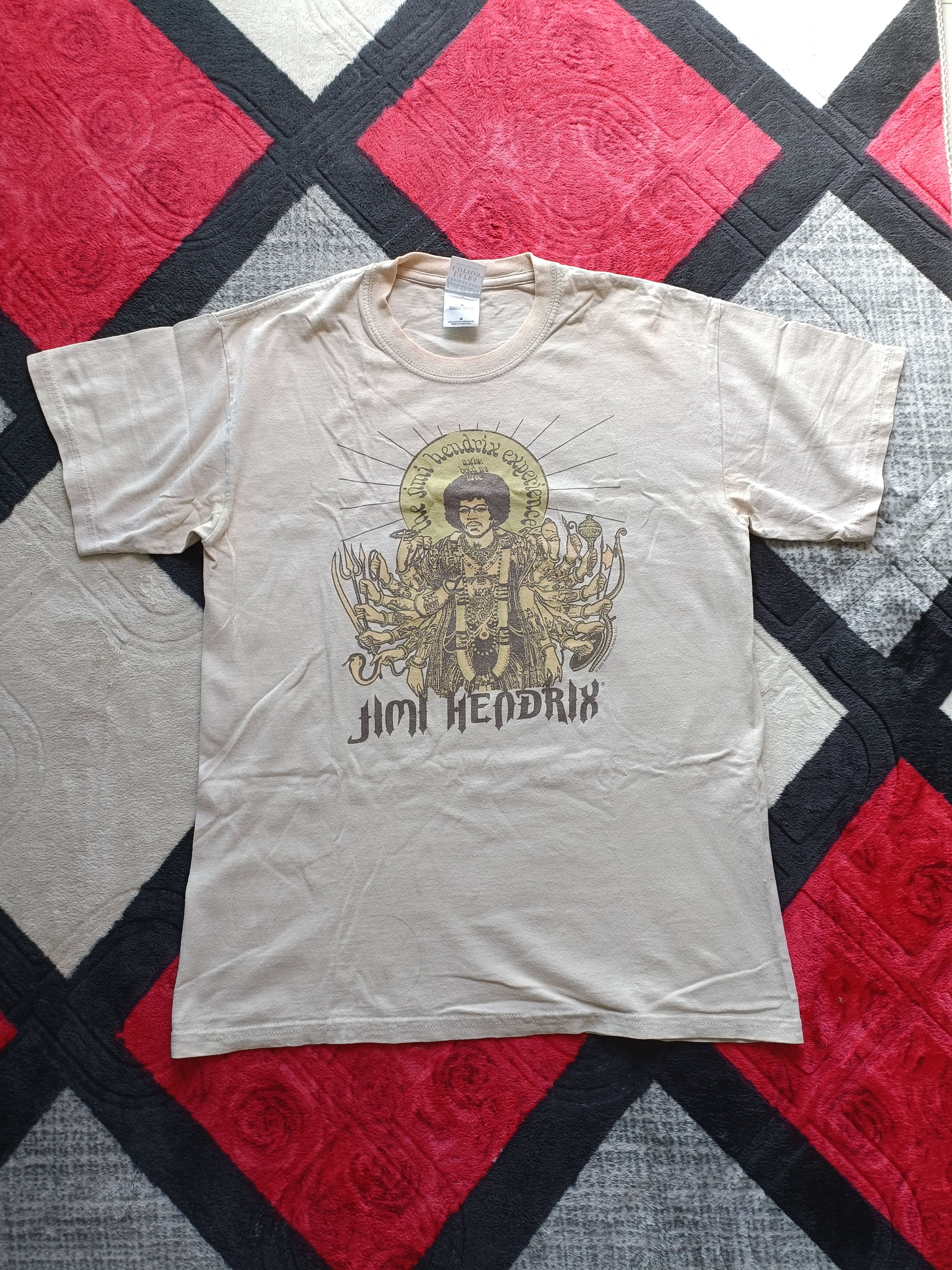 Band Tees × Jimi Hendrix × Vintage Vintage 2005 The Jimi Hendrix Cream M T Shirt Size US M / EU 48-50 / 2 - 1 Thumbnail