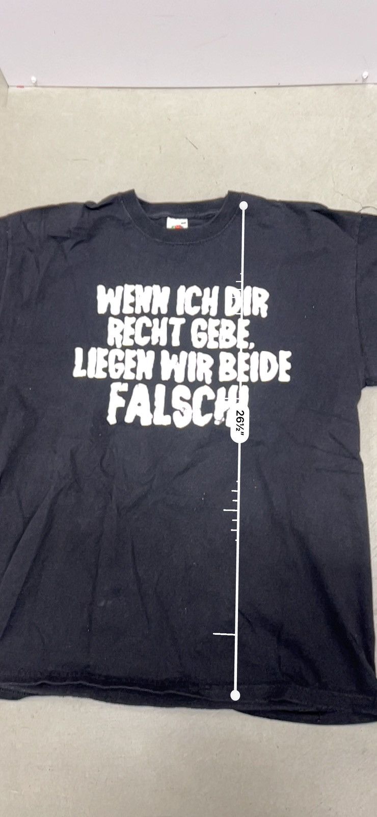 basketcase gallery Vintage German Slogan comedy Tee Size US XL / EU 56 / 4 - 4 Thumbnail