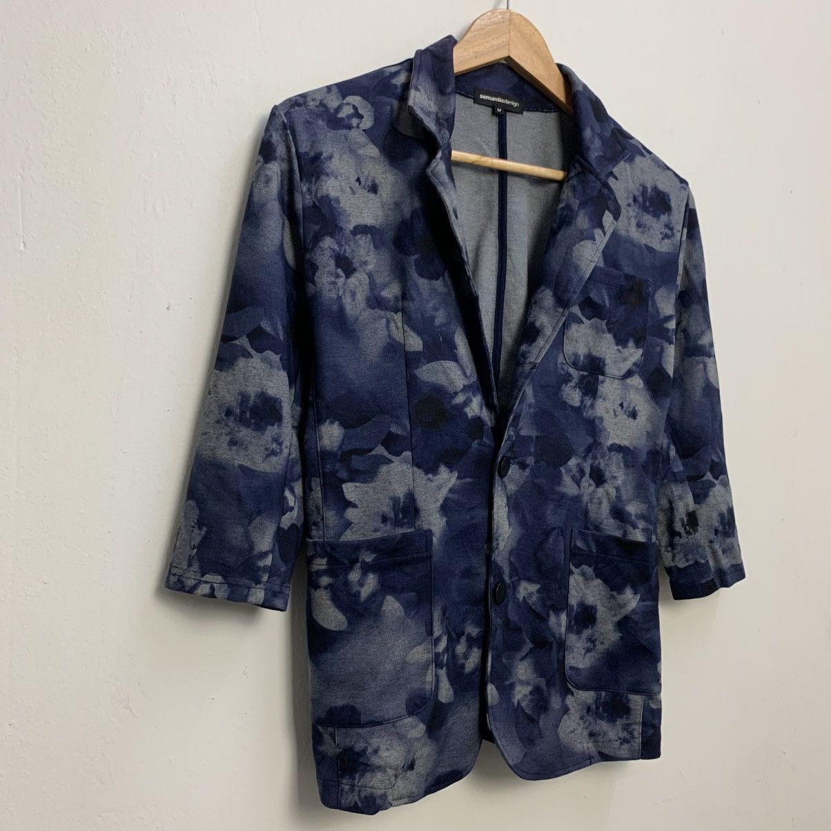 semanticdesign Semantic Design Japan Floral 3/4 Sleeve Blazer Size S / US 4 / IT 40 - 3 Thumbnail