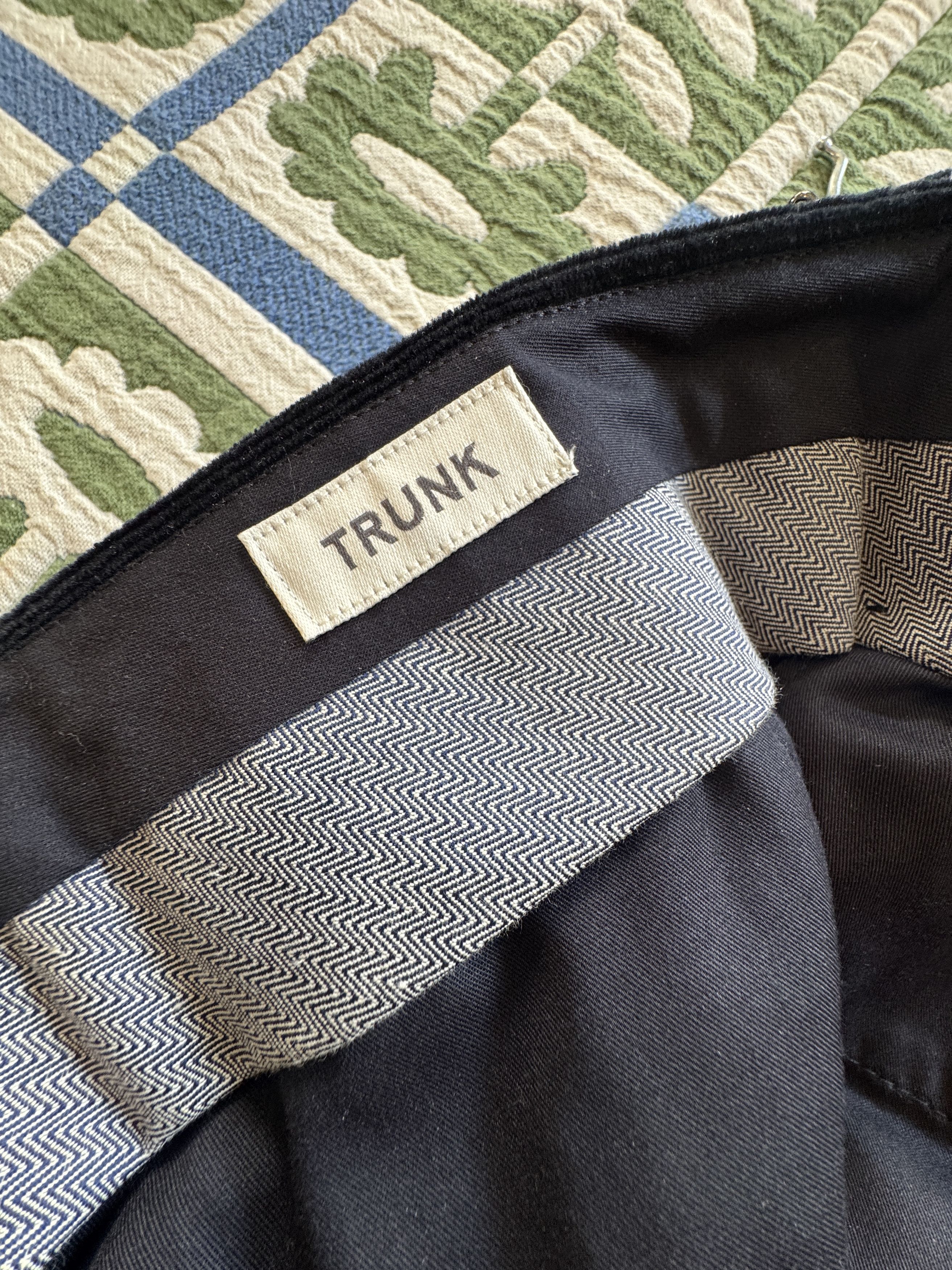 Other Trunk Clothiers Wigmore Italian Needlecord Trousers Navy Size US 32 / EU 48 - 6 Thumbnail
