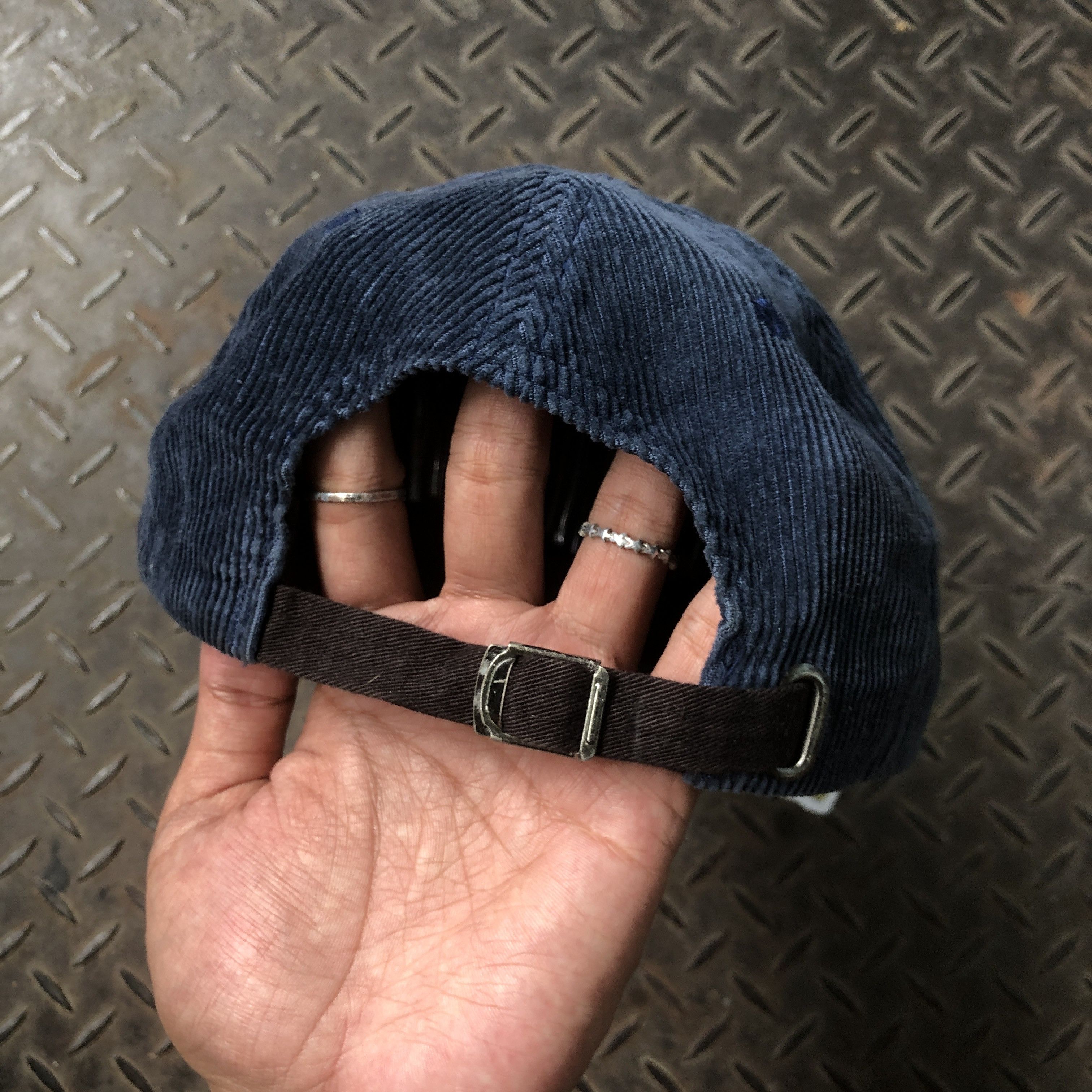 Polo Ralph Lauren 🔥RARE🔥Vintage 80's Polo Ralph Lauren Corduroy Navy Hat Size ONE SIZE - 6 Thumbnail