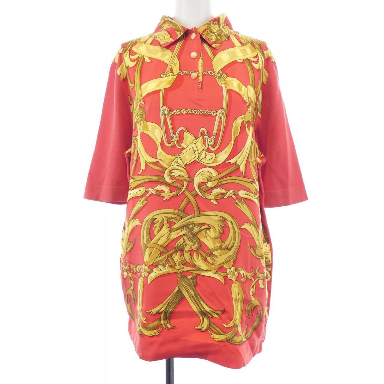 Hermes Hermes Hermes Twillene Silk Cotton Cashmere Top Textile Tops DUTY FREE for USA Size ONE SIZE - 1 Thumbnail