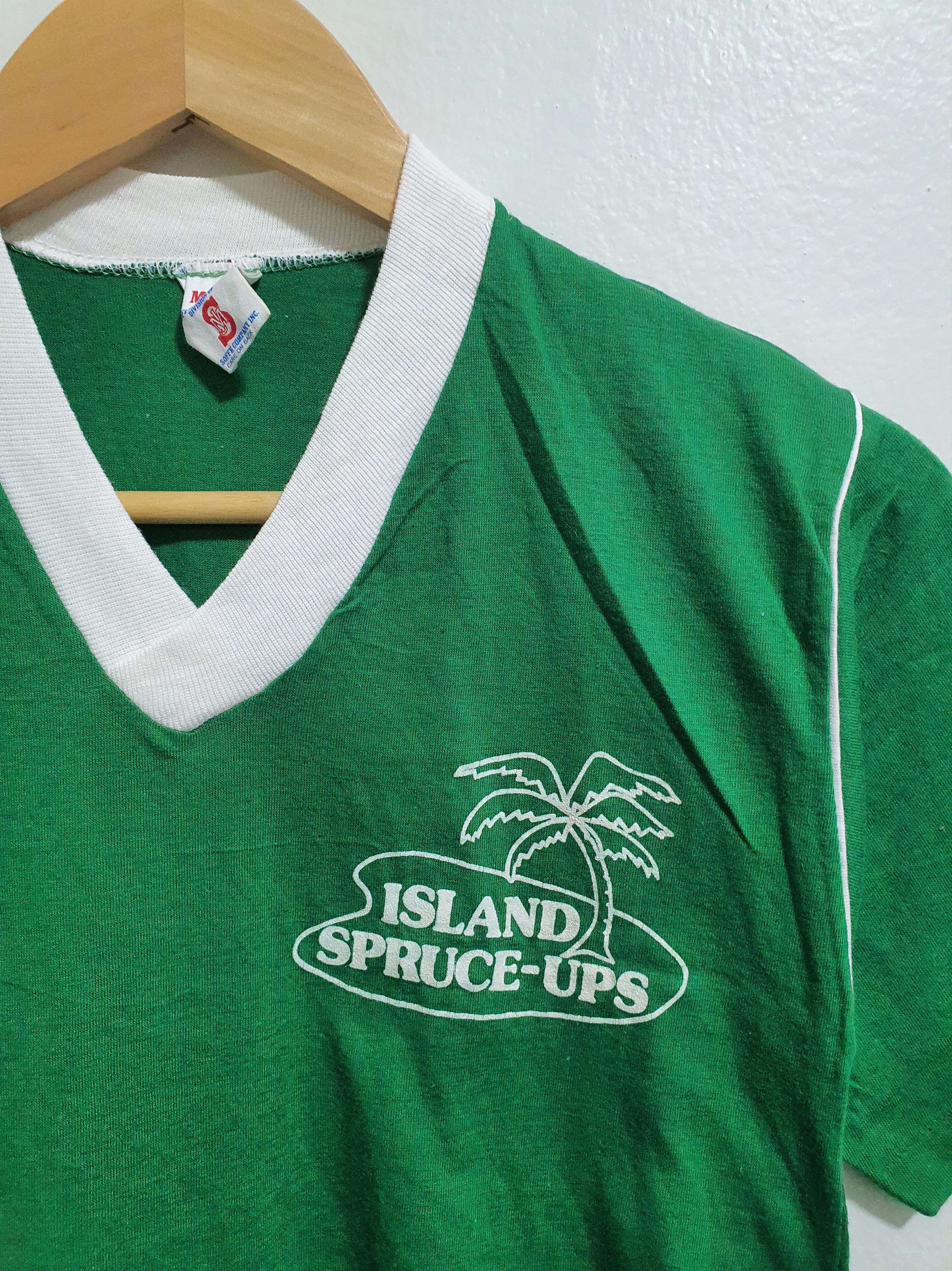 Soffe × Vintage VINTAGE SOFFE ATHLETIC 16”/26.5” V-COLAR T-SHIRT Size US M / EU 48-50 / 2 - 2 Thumbnail