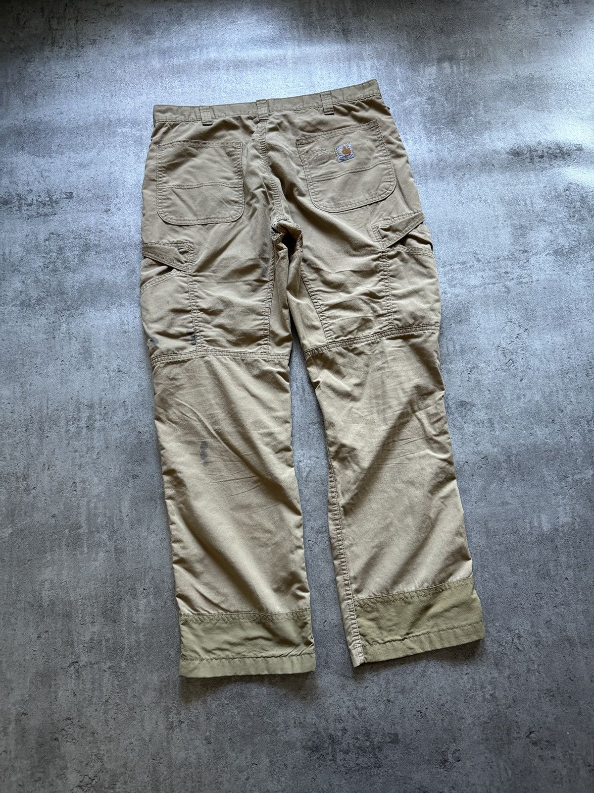Carhartt × Vintage Carhartt wokrwear pants baggy logo vintage thrashed kanye Size US 36 / EU 52 - 2 Thumbnail