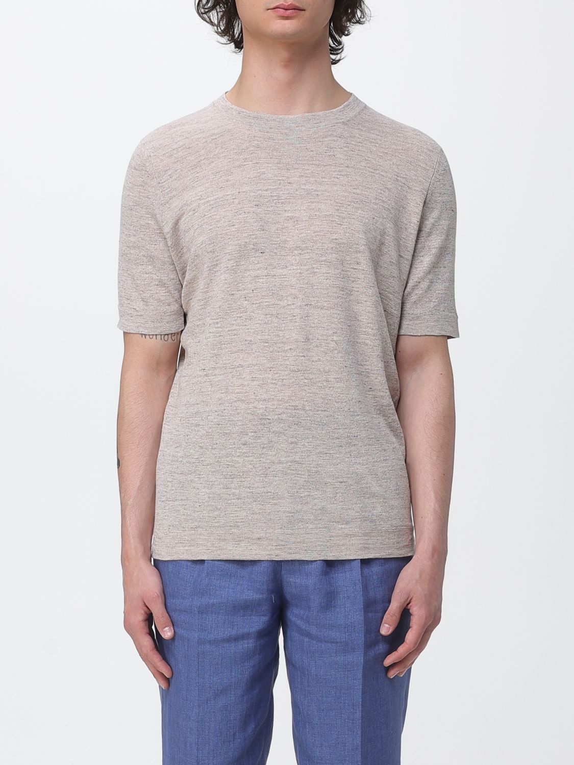 Brunello Cucinelli Brunello Cucinelli Sweater Men Beige Size US XL / EU 56 / 4 - 1 Thumbnail