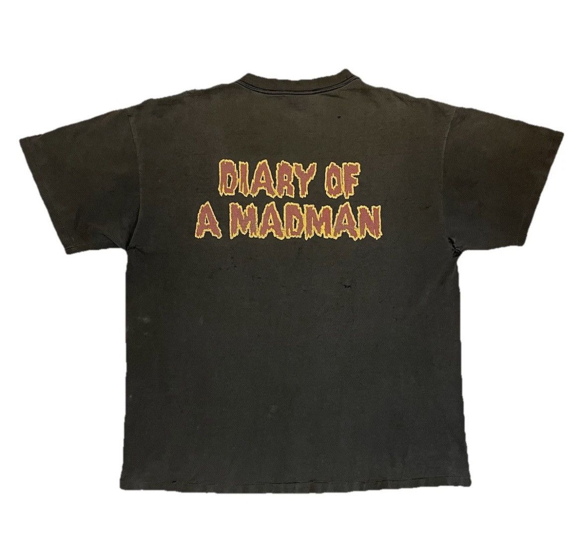 Ozzy Osbourne Vintage Ozzy Osbourne Diary Of A Madman XL Thrashed Faded Size US XL / EU 56 / 4 - 2 Thumbnail