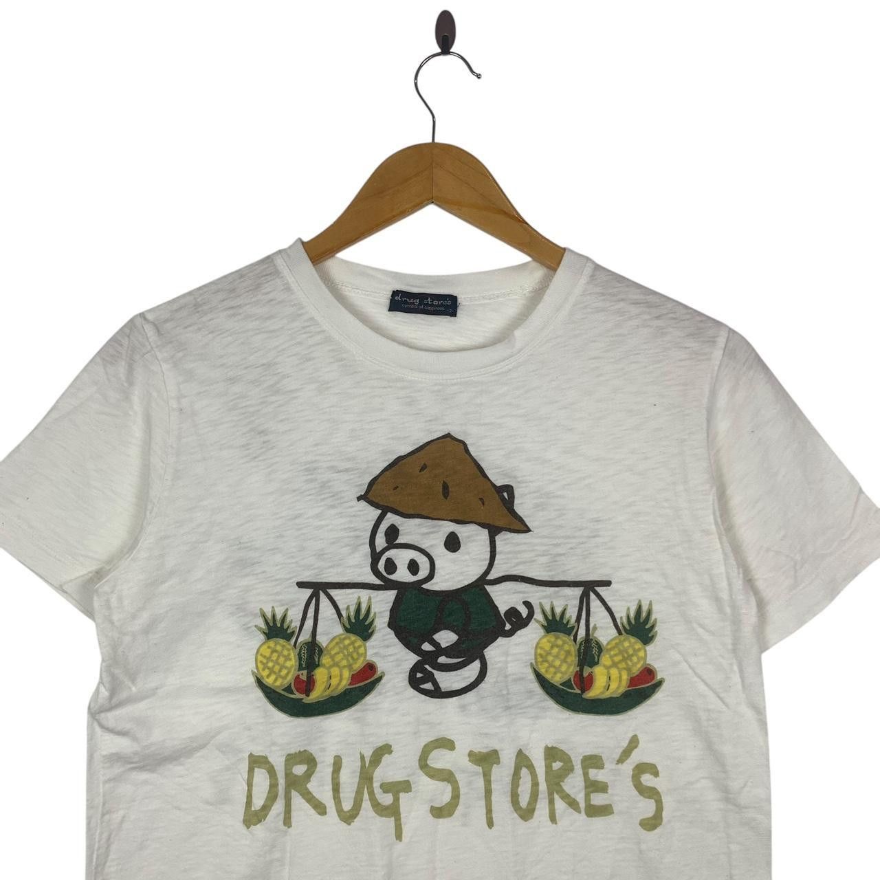 Vintage Vintage DRUG STORE’S HOG Japan Traditional Farmer Tee Shirt Size L / US 10 / IT 46 - 2 Thumbnail