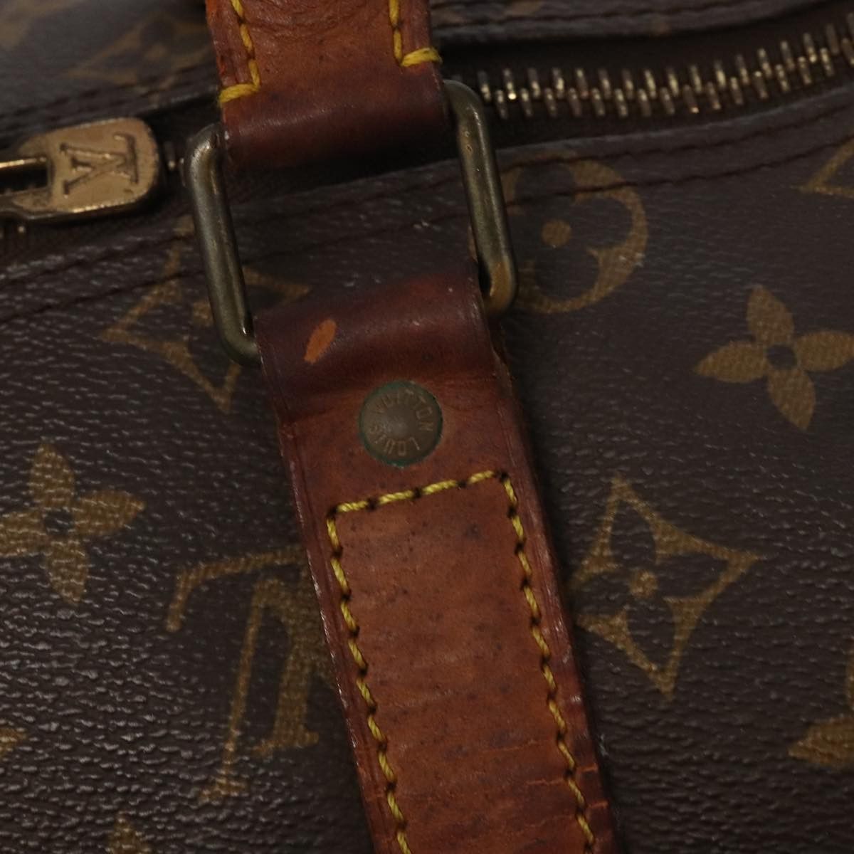 LOUIS VUITTON Monogram Keepall Bandouliere 45 Boston Bag