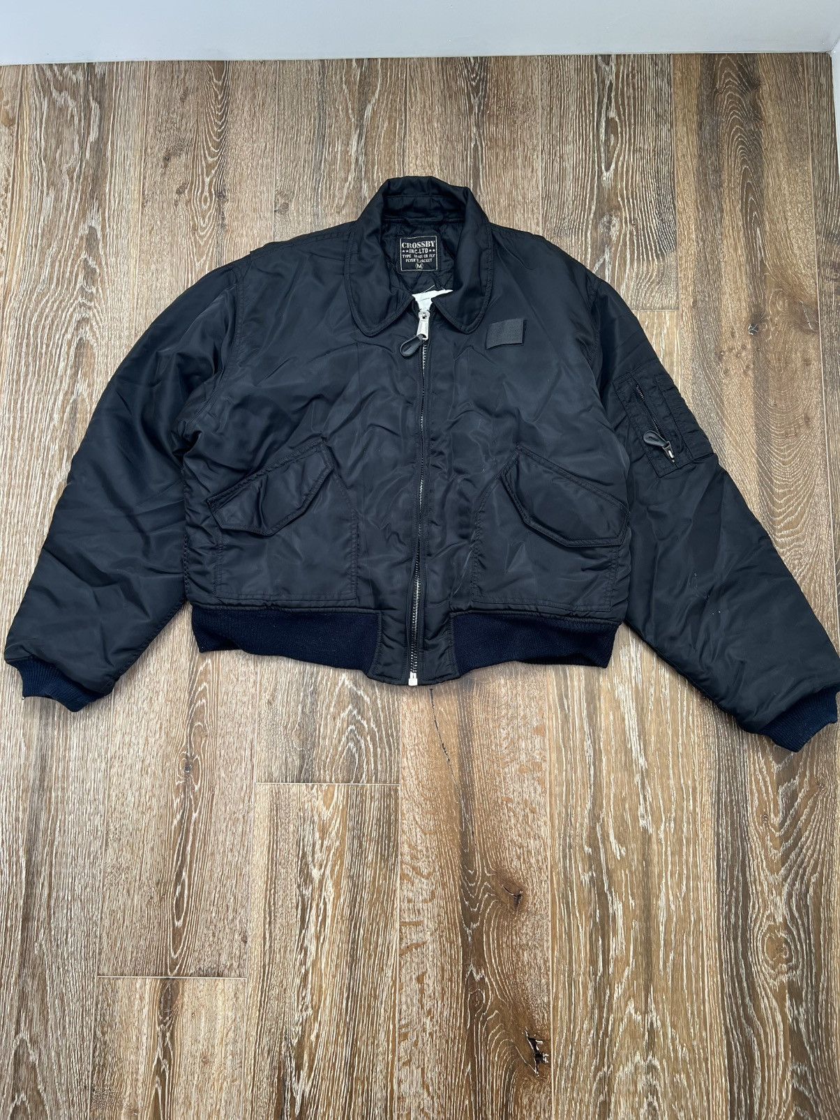 Vintage Vintage crossby air force bomber jacket Size US M / EU 48-50 / 2 - 1 Thumbnail