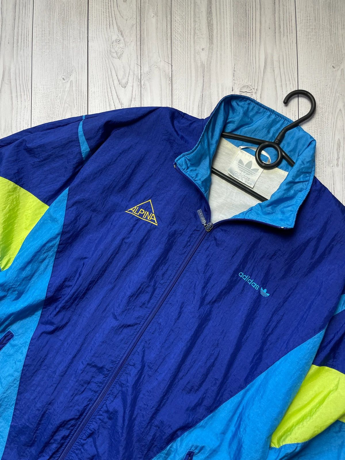 Vintage Vintage Alpina x Adidas tracksuit size L rare blue Size US L / EU 52-54 / 3 - 4 Thumbnail