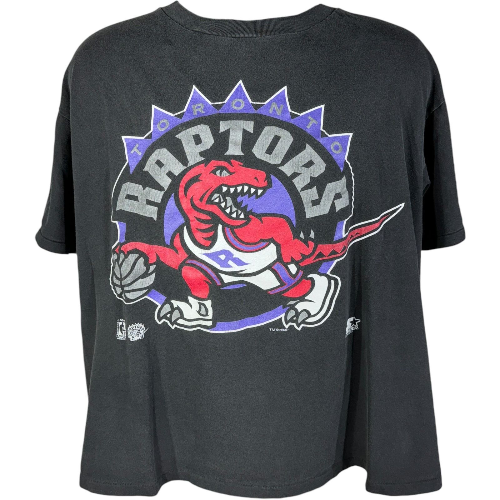 Starter Vintage Starter Toronto Raptors Logo NBA Tee 90s Size US L / EU 52-54 / 3 - 1 Thumbnail