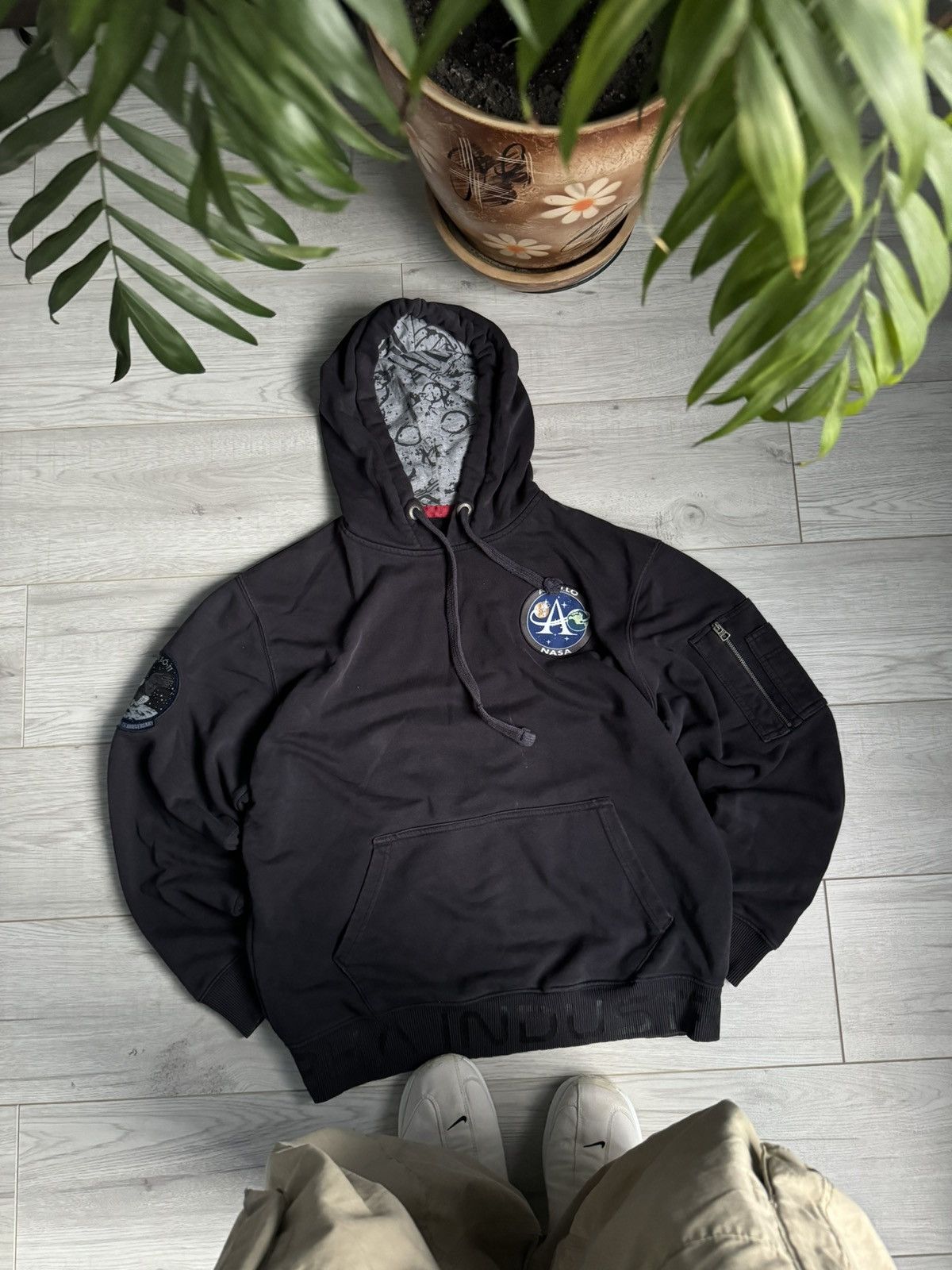 Nasa retro hoodie hotsell