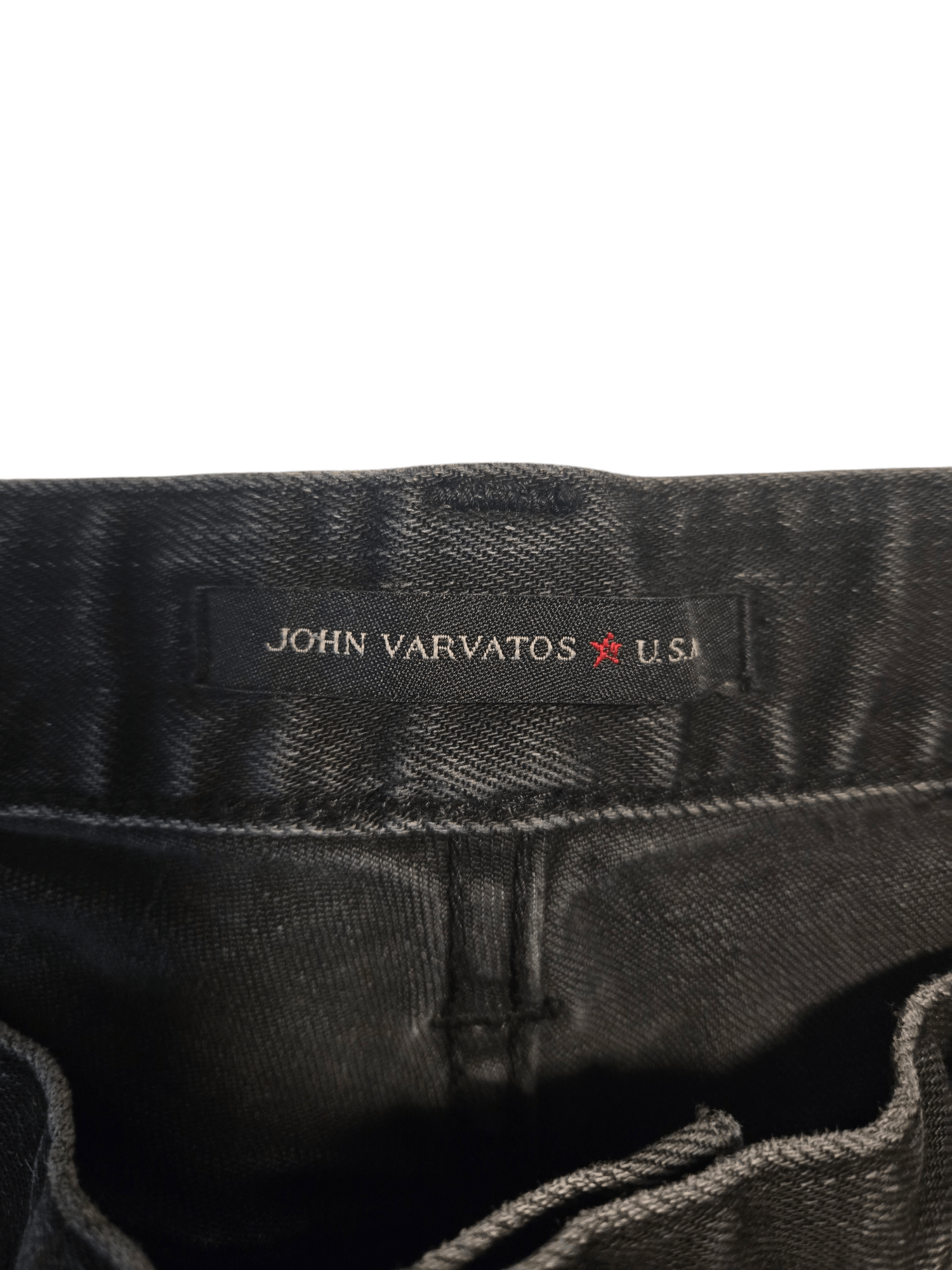 John Varvatos John Varvatos Bowery Black Jeans Size US 34 / EU 50 - 2 Thumbnail