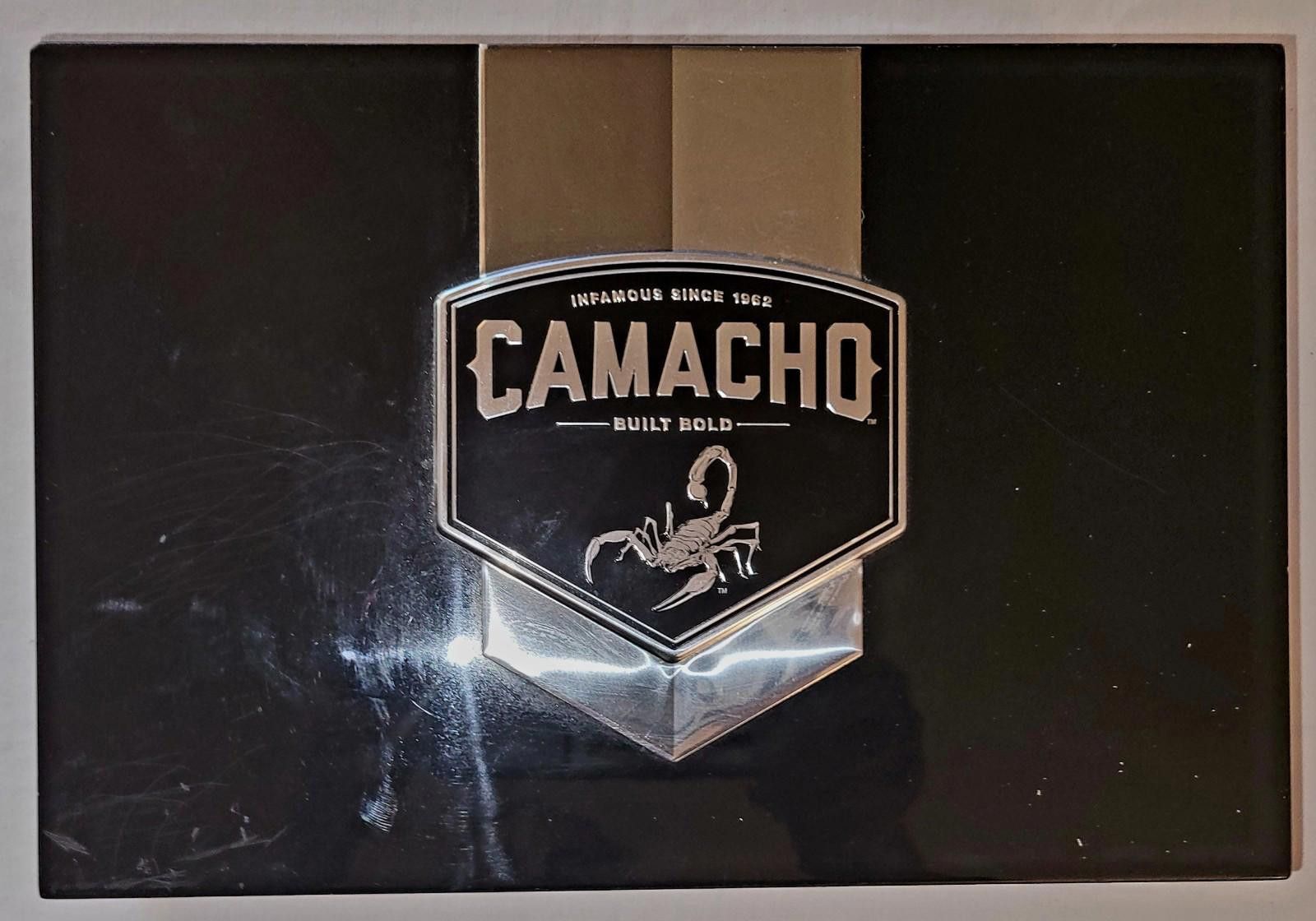 Designer Camacho Triple Empty Wooden Cigar Box 10.25x7x2.5 Size ONE SIZE - 1 Thumbnail