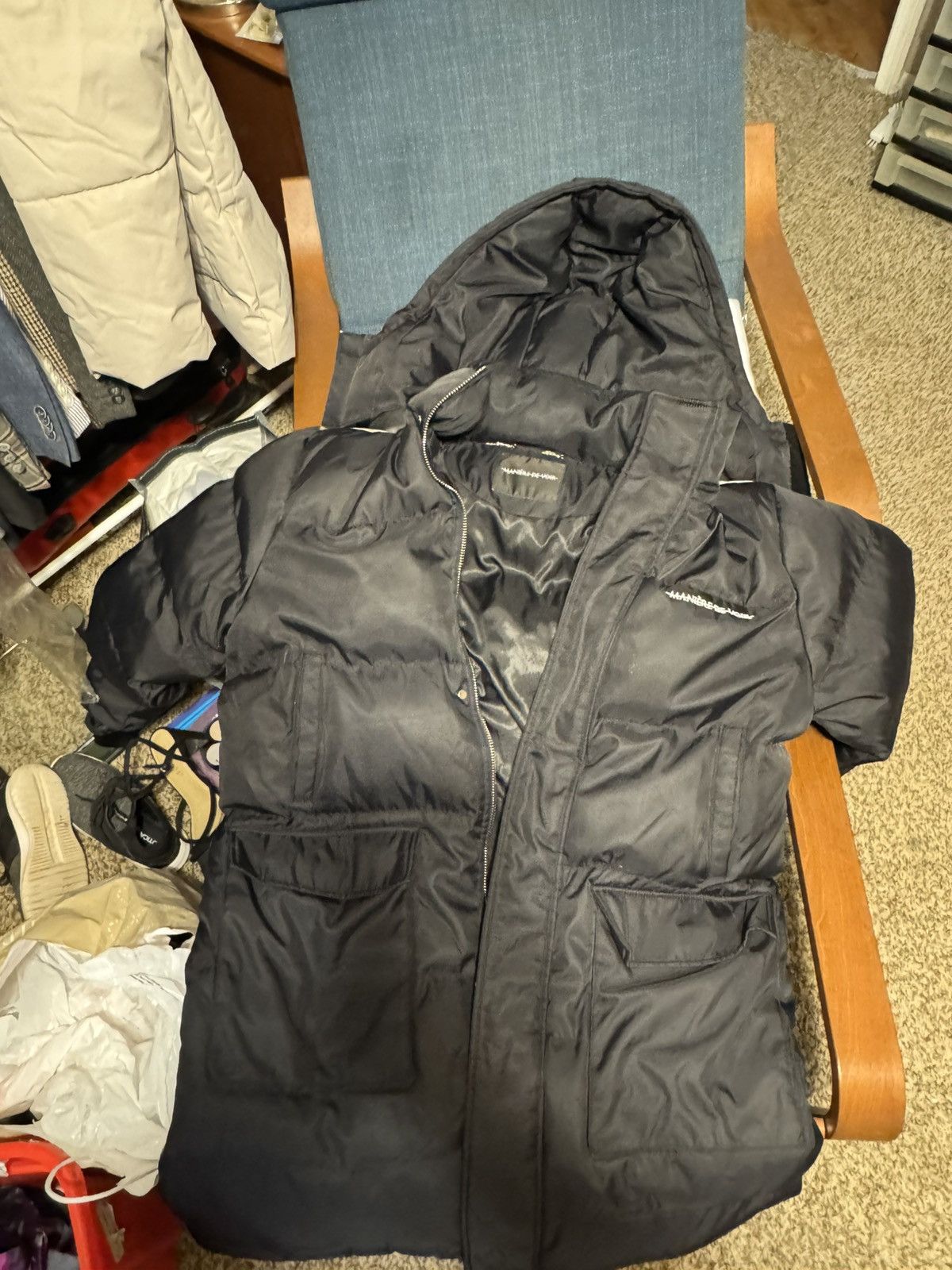Maniere De Vior Trench coat *Rare Size US M / EU 48-50 / 2 - 3 Thumbnail
