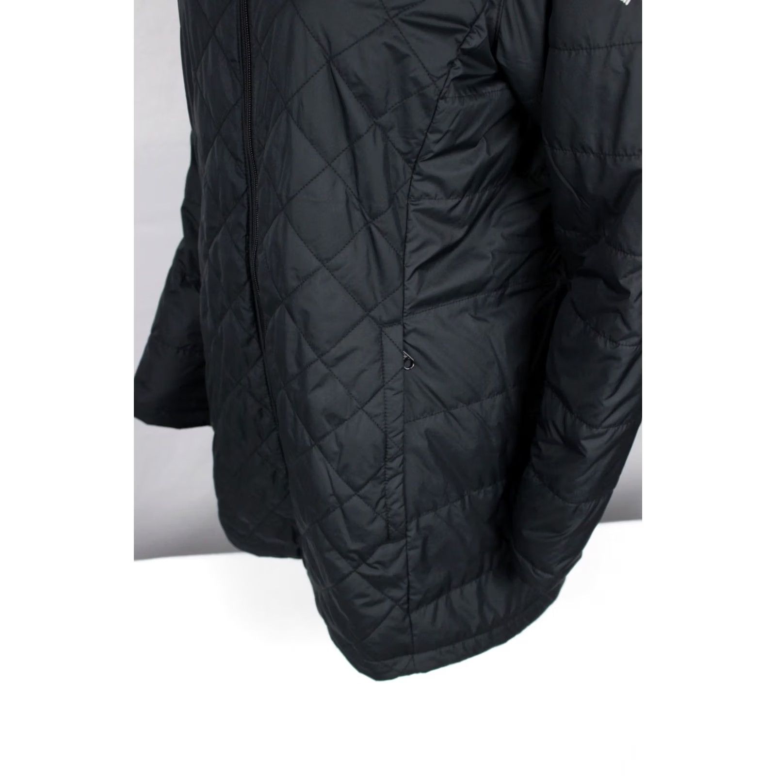 Vintage Columbia Women's Quilted Mid Jacket Hooded L Large Black Lined XL3396 Size L / US 10 / IT 46 - 4 Thumbnail