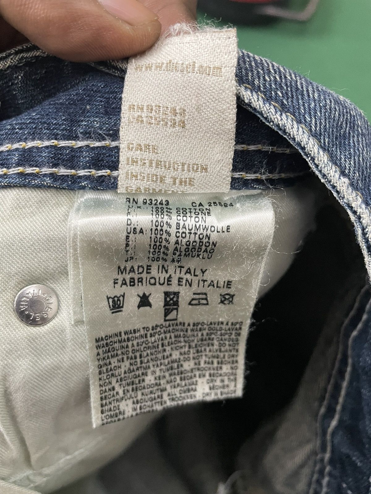 Diesel Vintage Diesel Zatiny Flairs Cut Distressed Jeans Size US 32 / EU 48 - 12 Thumbnail