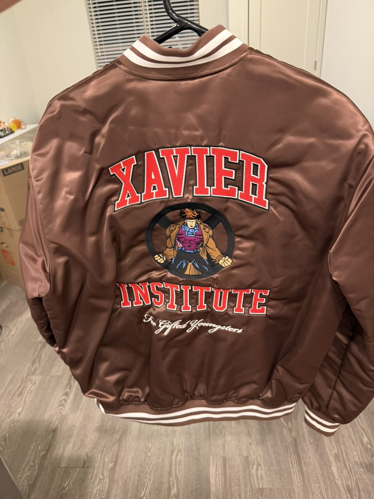 Kith Kith X Marvel X-Men Gambit Satin Bomber Jacket Size US M / EU 48-50 / 2 - 3 Thumbnail